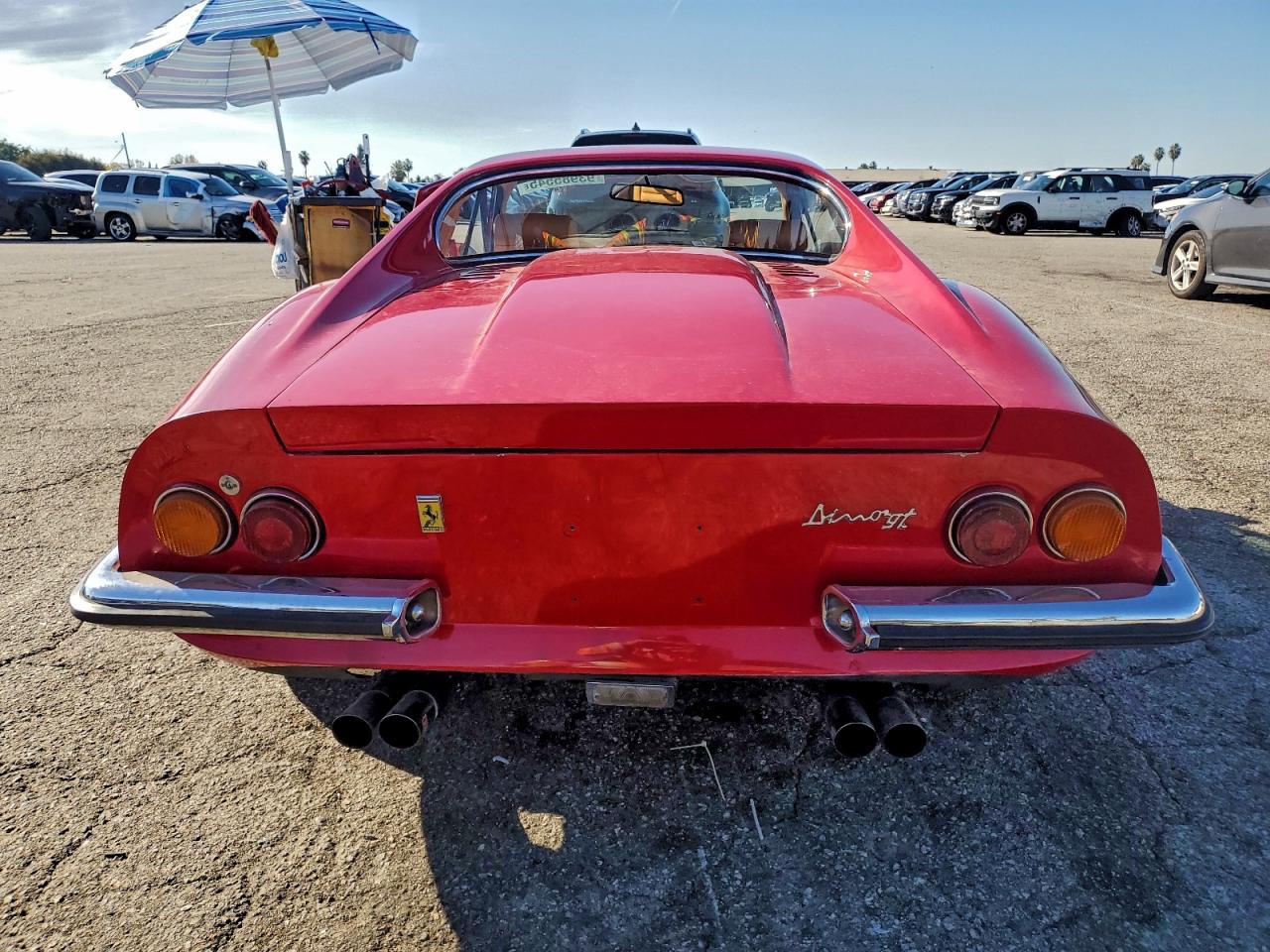 1970 Ferrari Dino Gt Red vin: D1N0246GT01332