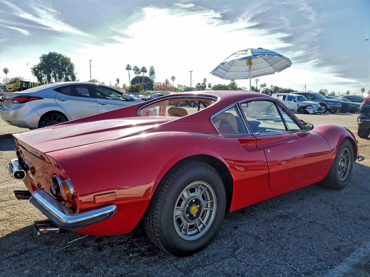 1970 Ferrari Dino Gt Red vin: D1N0246GT01332
