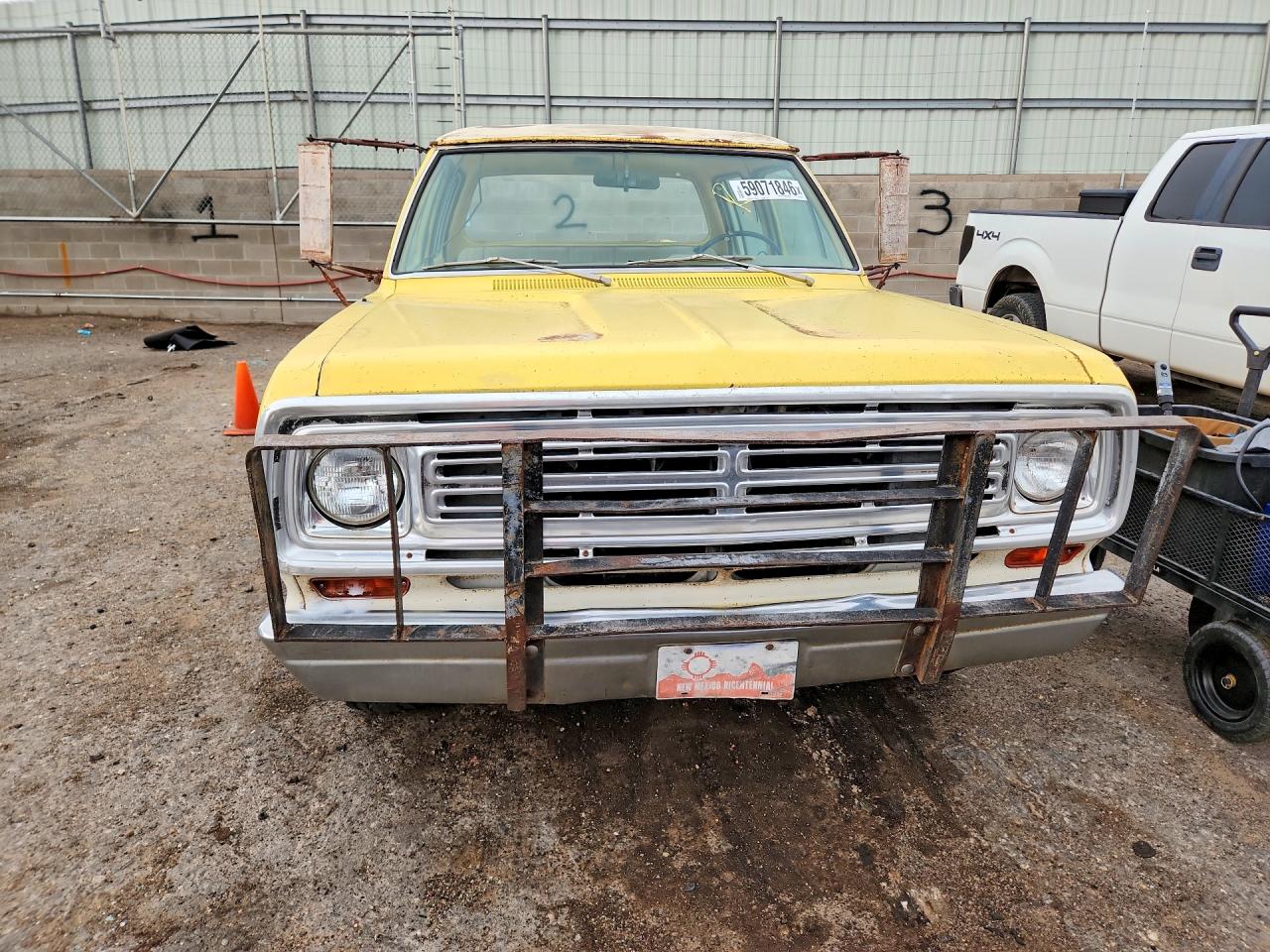 1973 Dodge D200 Yellow vin: D26BJ3S145103