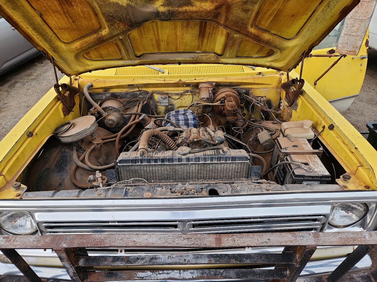 1973 Dodge D200 Yellow vin: D26BJ3S145103