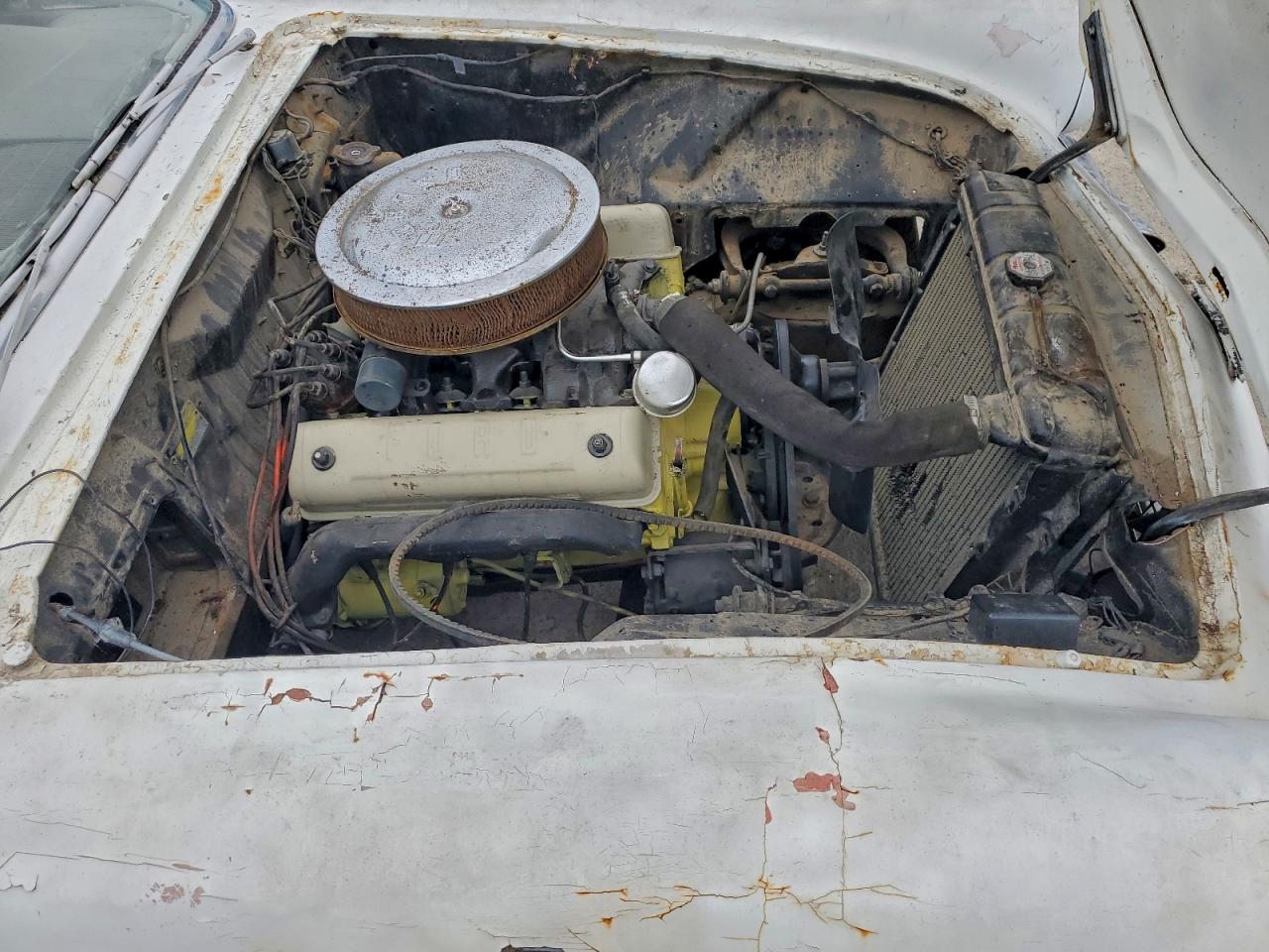 1957 Ford Thunderbir White vin: D7FH300072