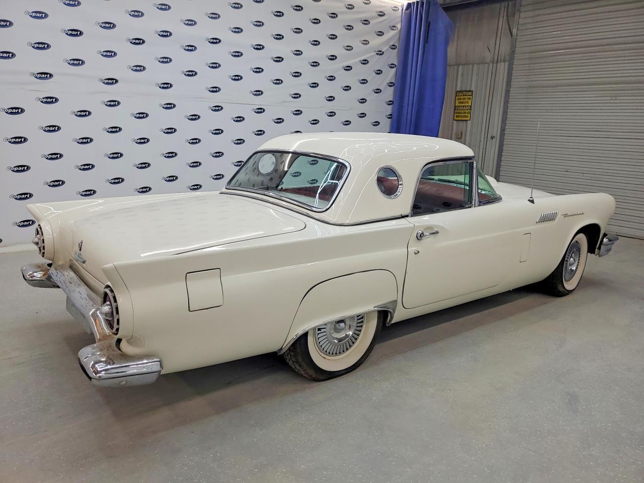 1957 Ford Thunderbird Lt Cream vin: D7FH394065