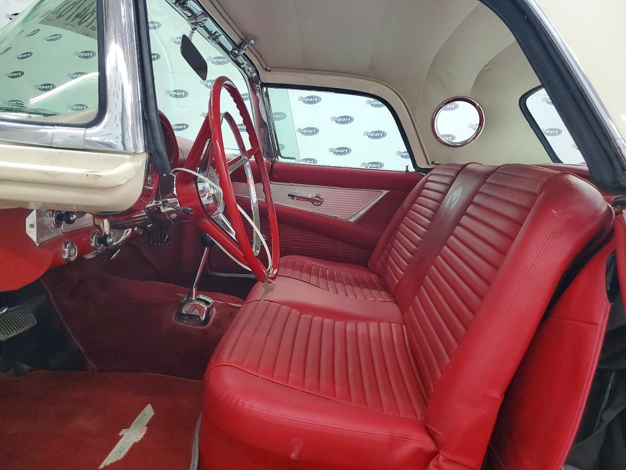 1957 Ford Thunderbird Lt Cream vin: D7FH394065