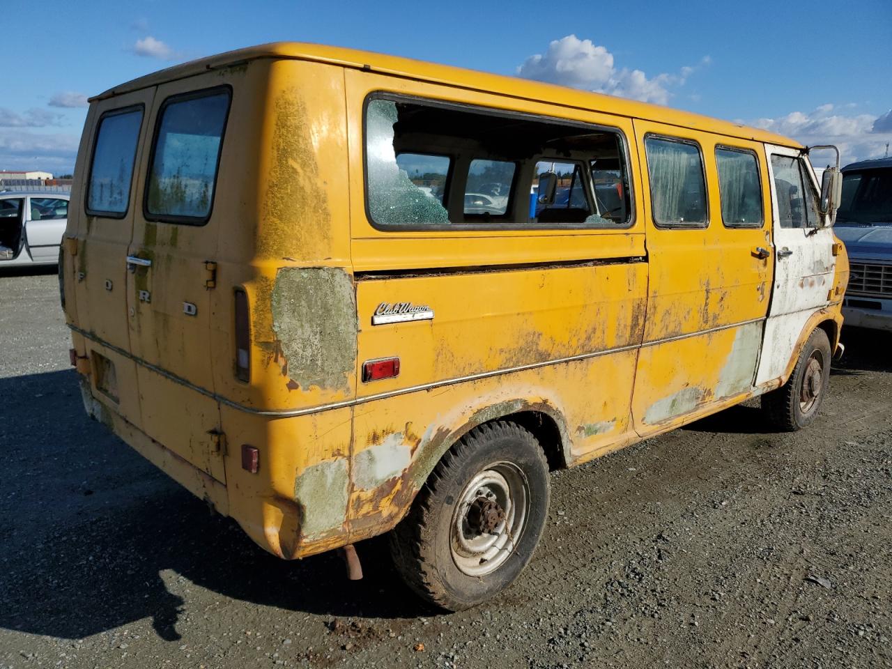 1973 Ford Ltd Yellow vin: E31GHS07445