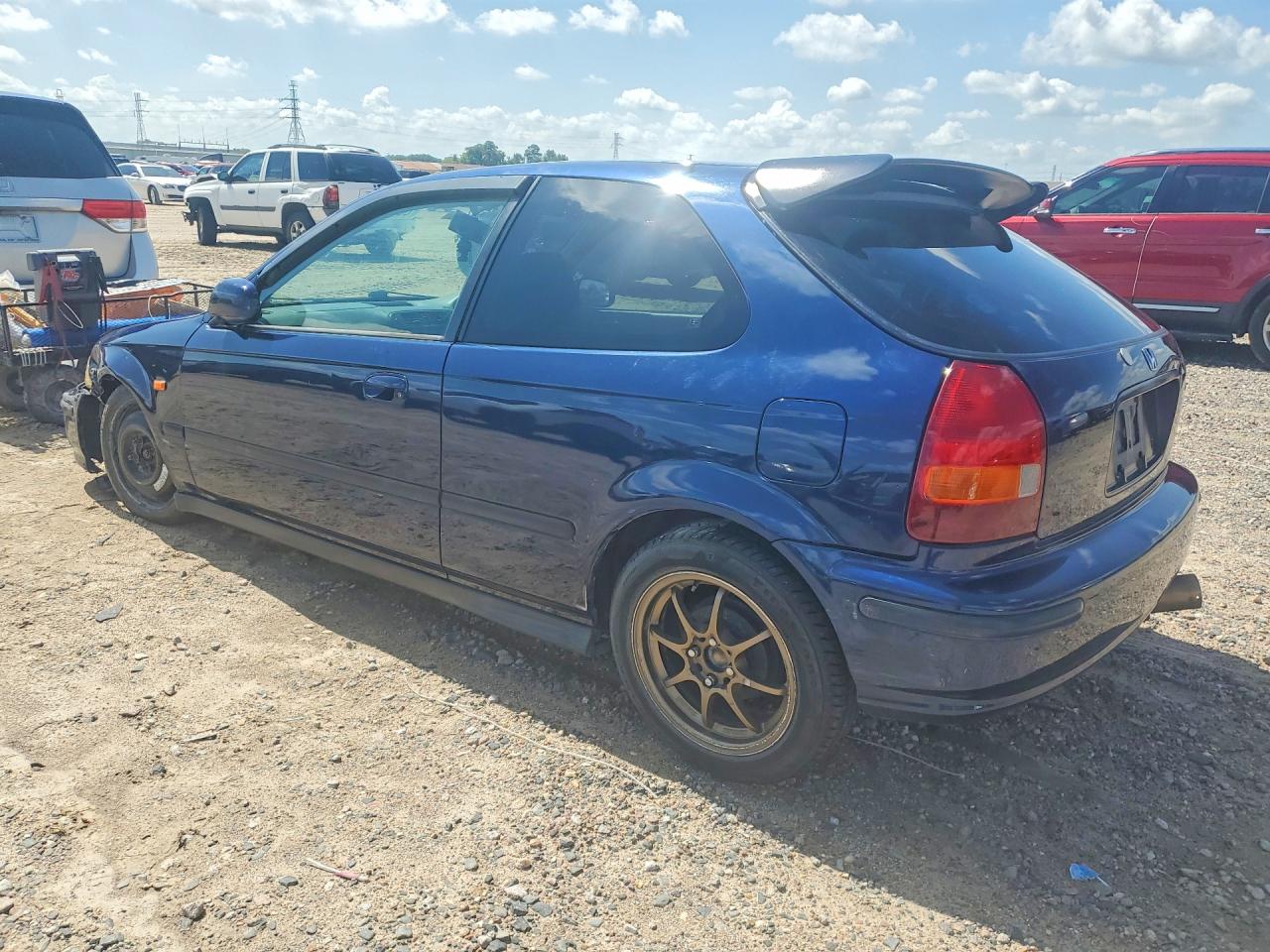 1997 Honda Civic Dx Blue vin: EK21200667