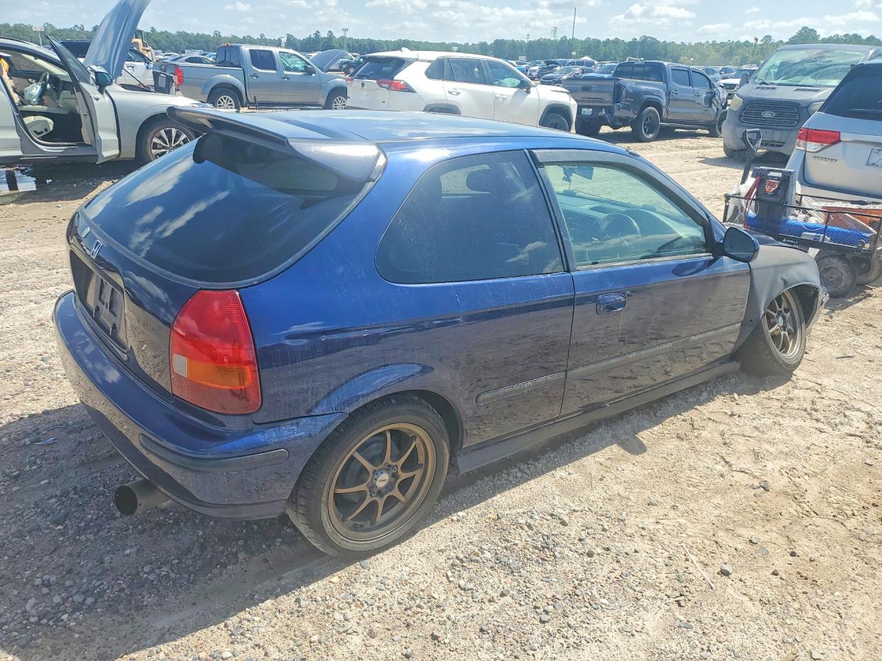 1997 Honda Civic Dx Blue vin: EK21200667
