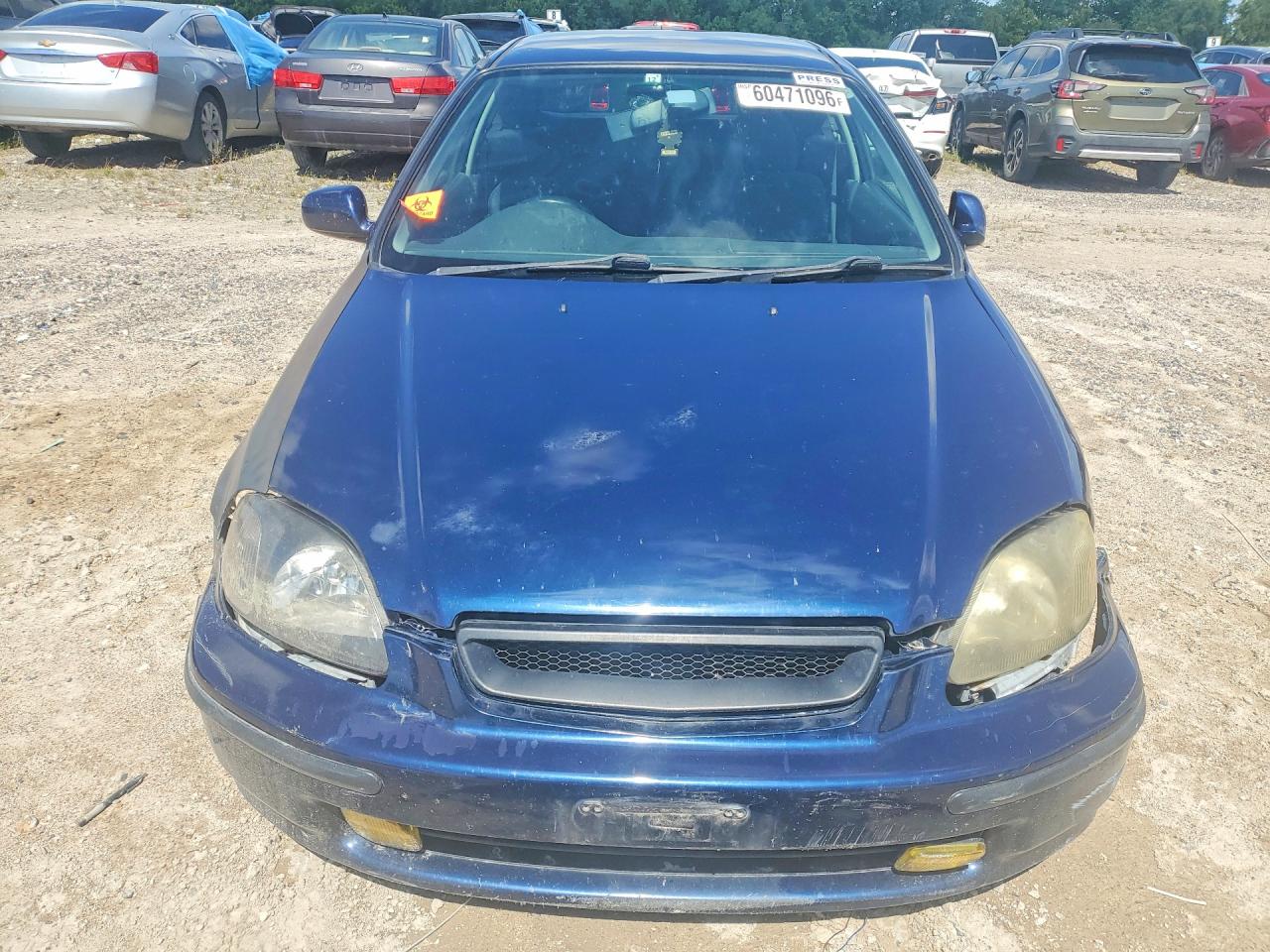 1997 Honda Civic Dx Blue vin: EK21200667