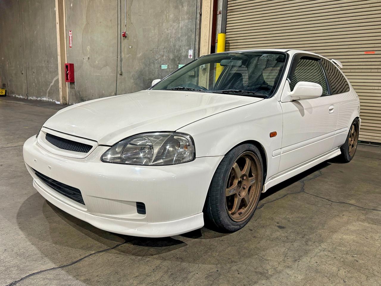 1999 Honda Civic Type R Race Base White vin: EK91102193