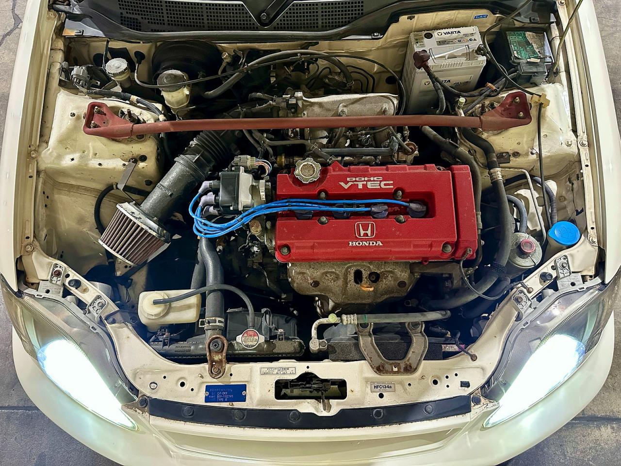 1999 Honda Civic Type R Race Base White vin: EK91102193