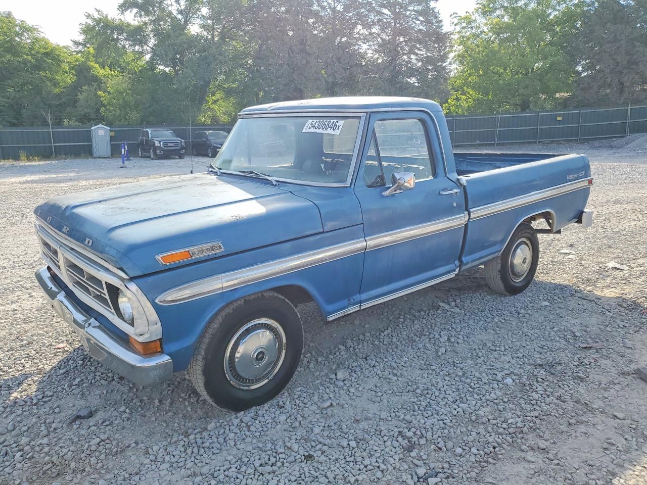 1972 Ford F100 Ranger Blue vin: F10HCN48604