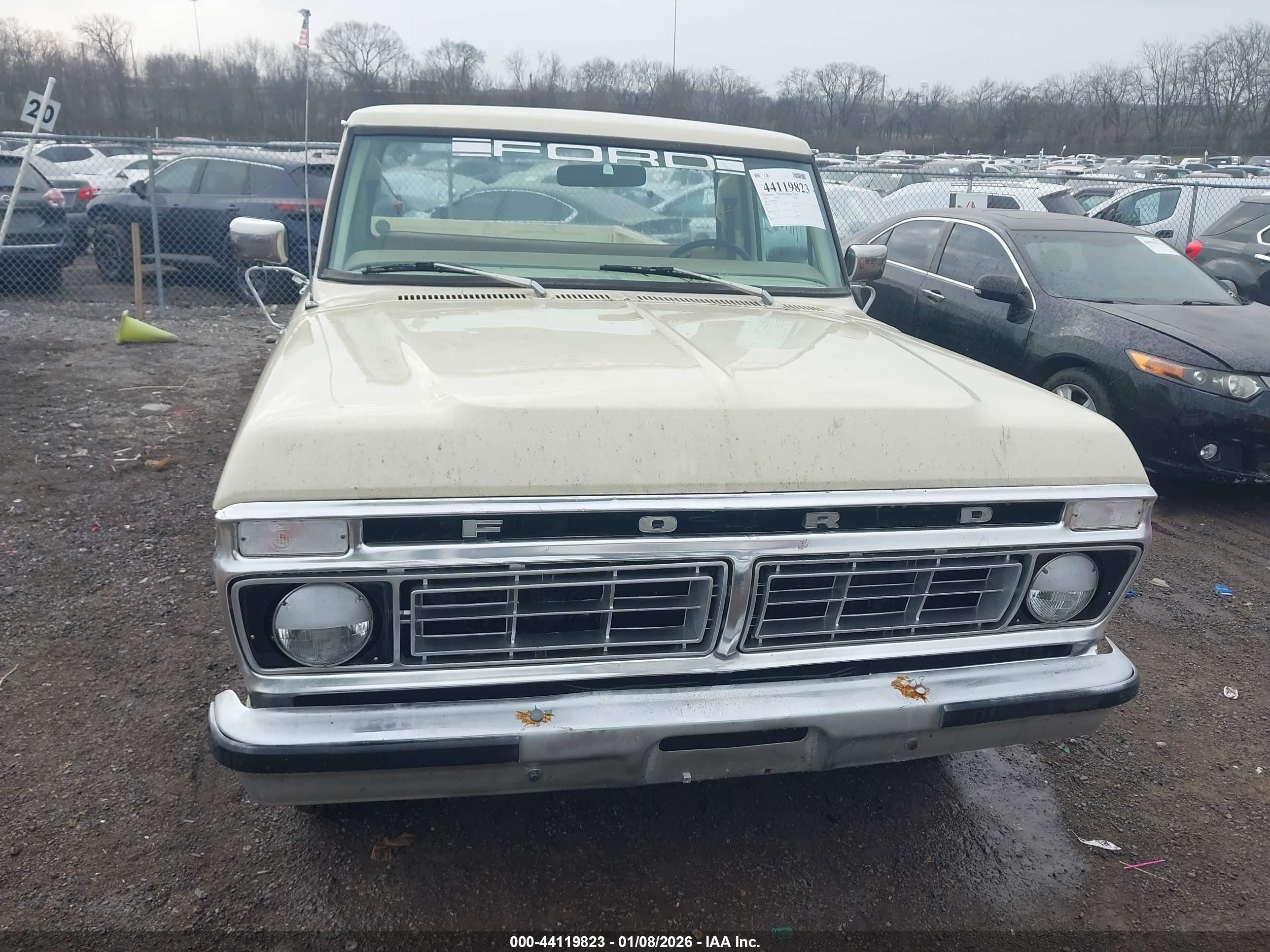 1979 Ford F100   Кремовый vin: F10HNDH6076      