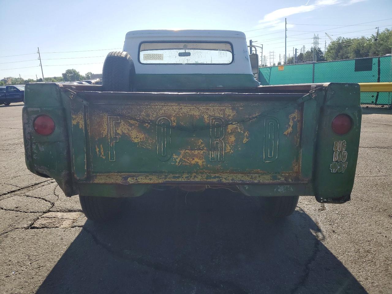 1959 Ford F100 Green vin: F10J8K27627
