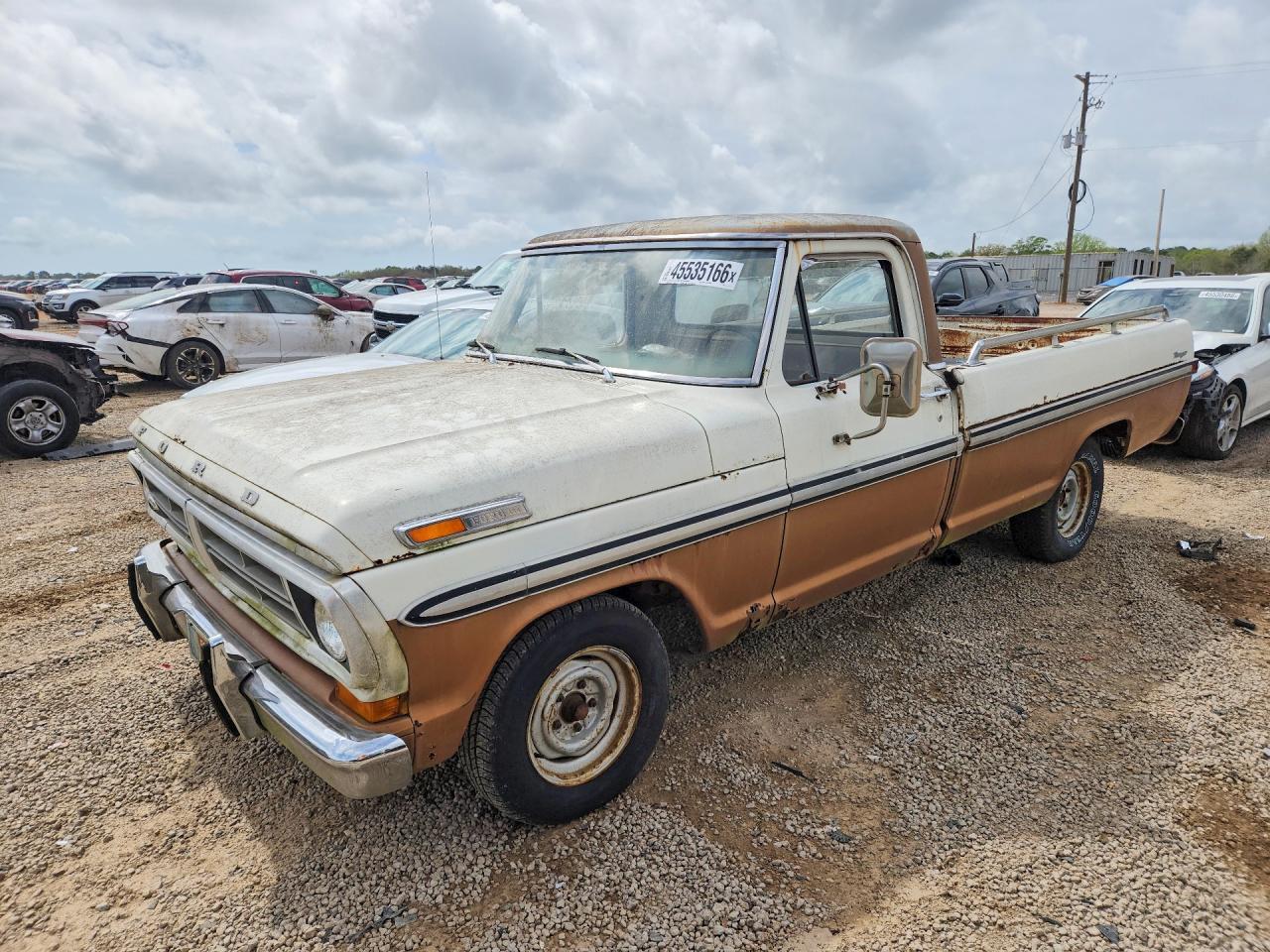 1972 Ford F100 Two Tone vin: F10JK40602