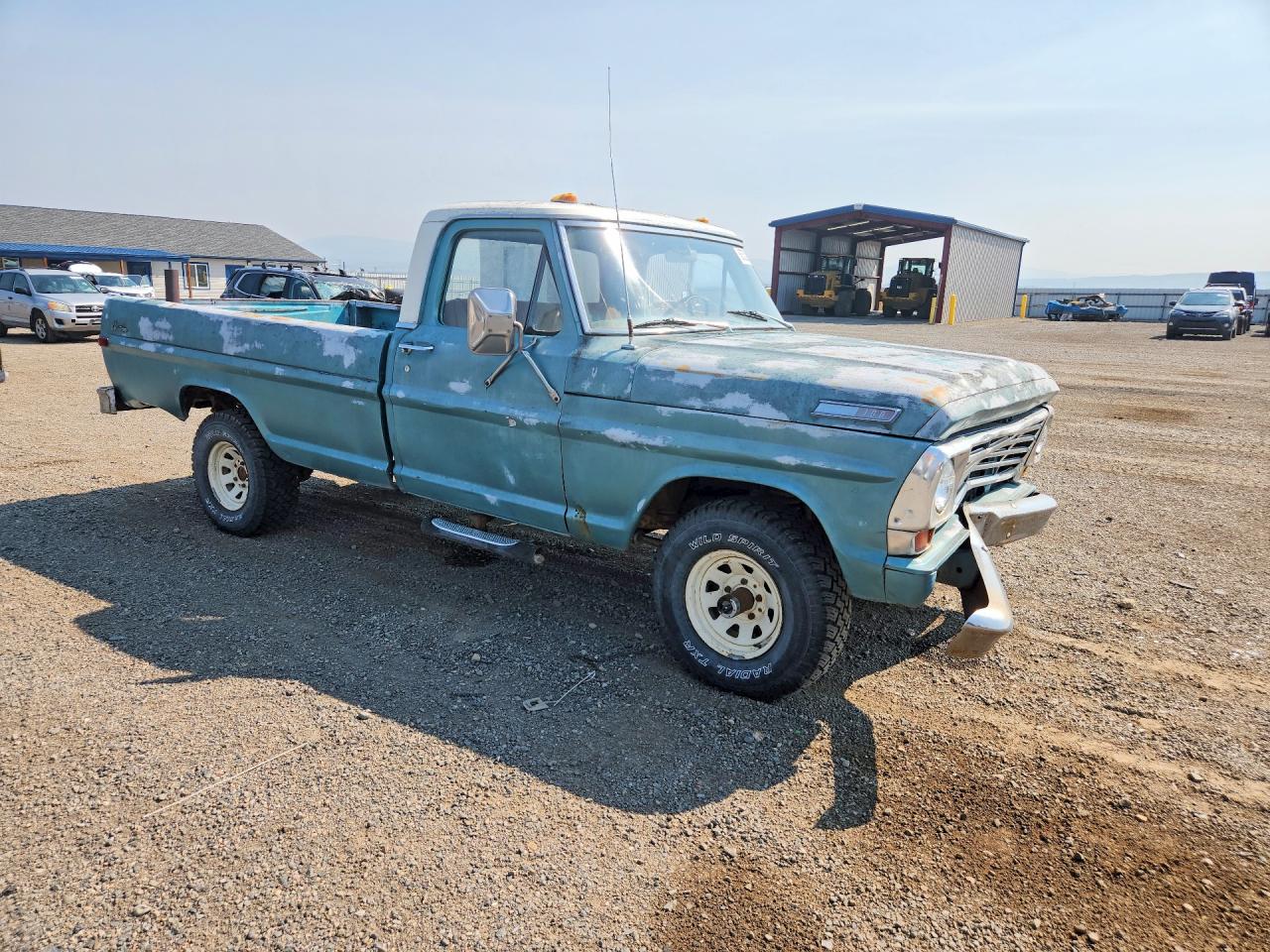 1968 Ford F-150 Turquoise vin: F10YRD58585