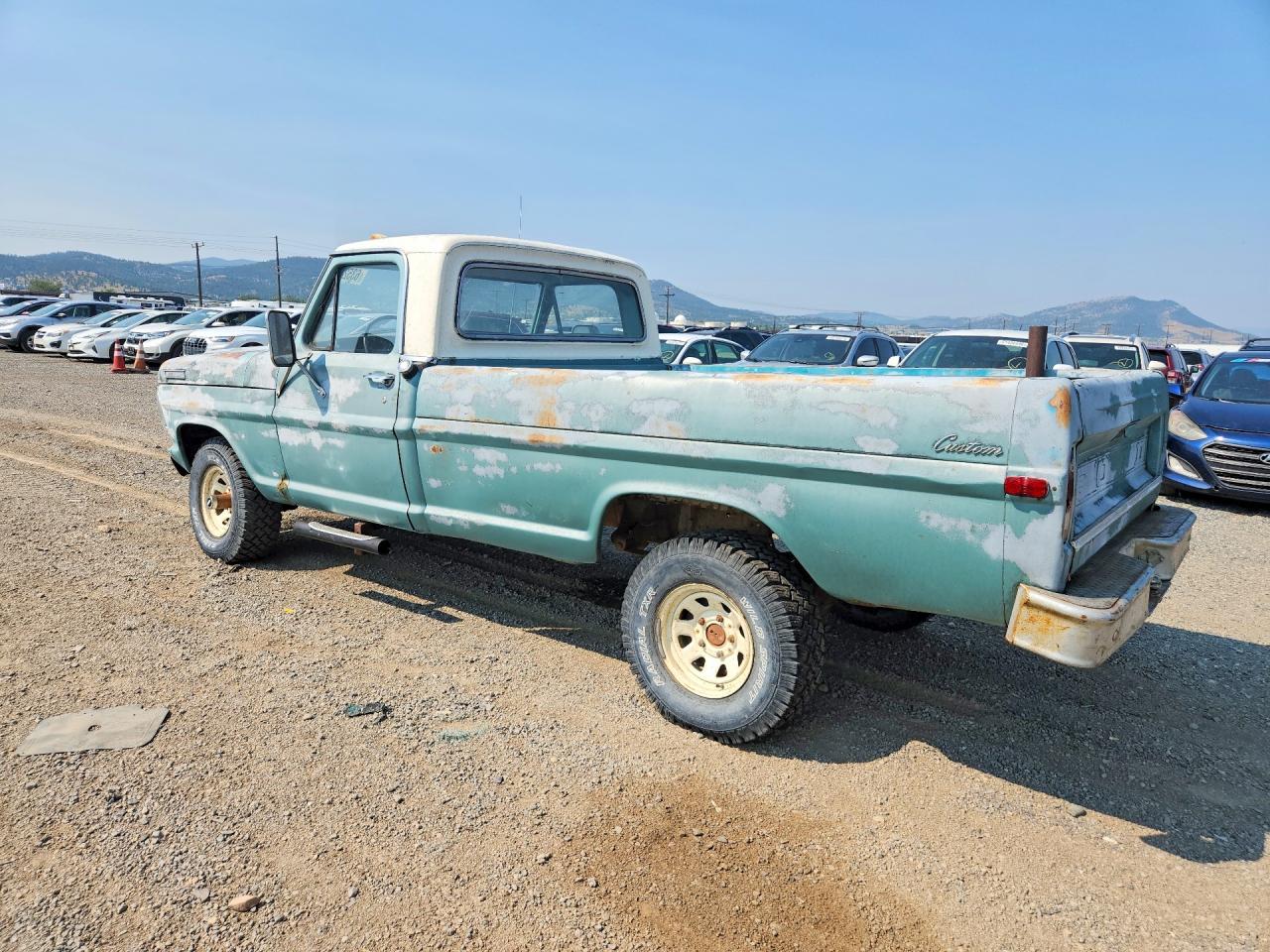 1968 Ford F-150 Turquoise vin: F10YRD58585