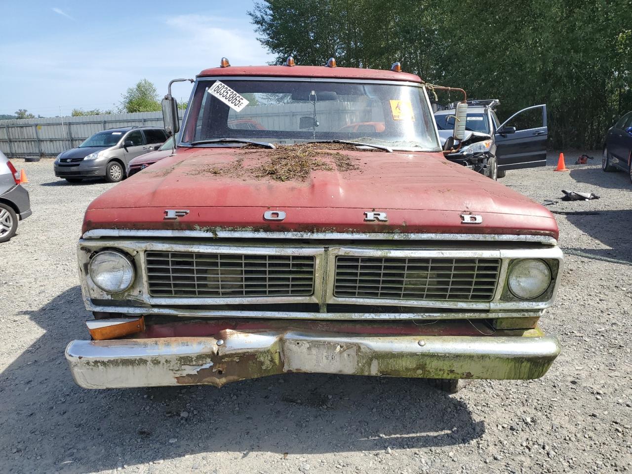 1970 Ford F-100 Red vin: F10YRG51805