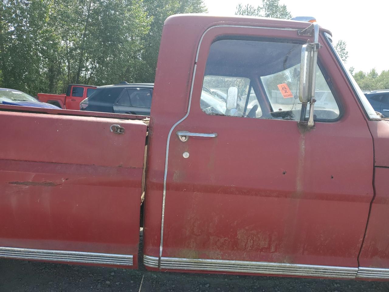1970 Ford F-100 Red vin: F10YRG51805