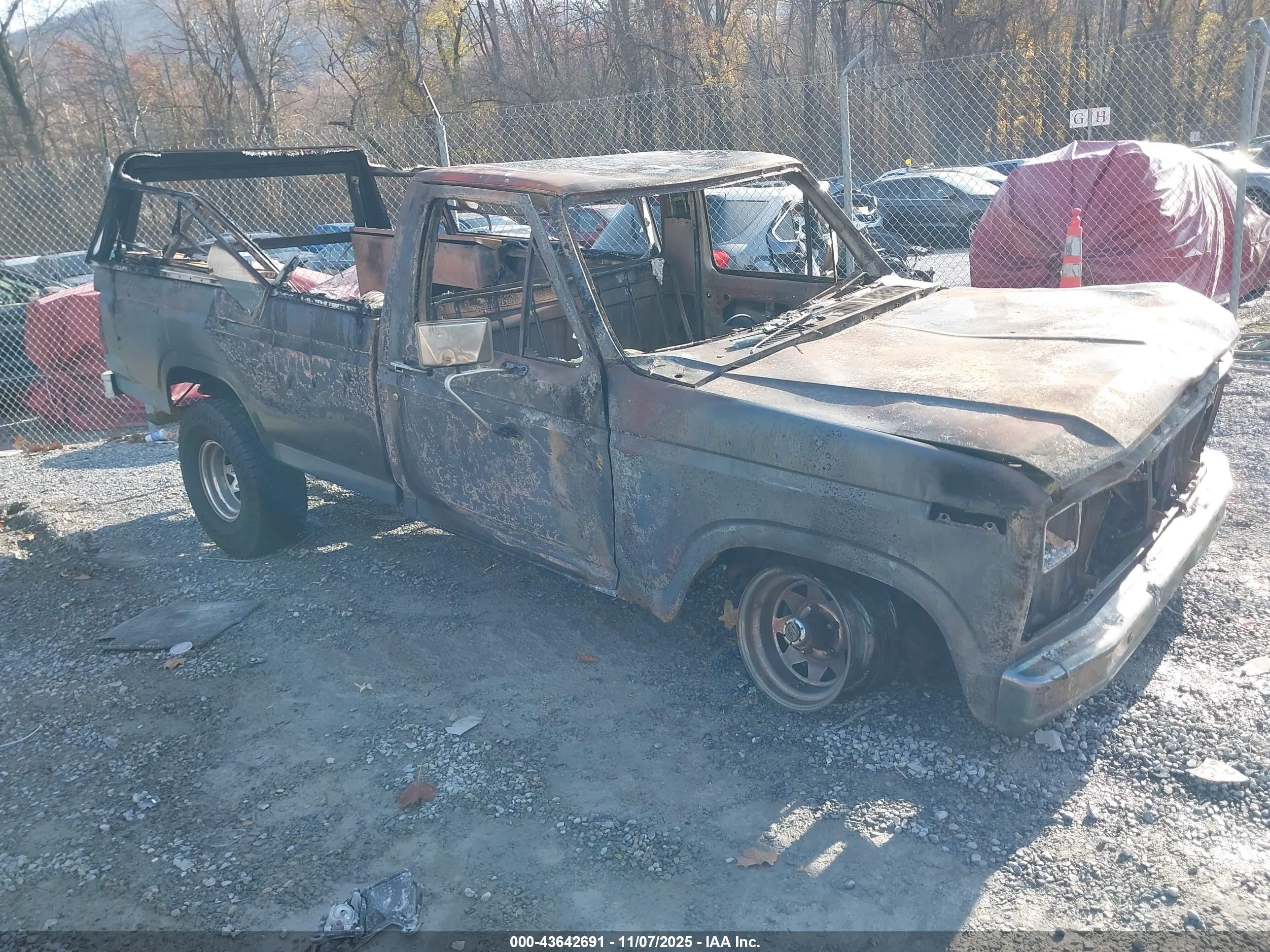 1980 Ford F150   Black vin: F14FLGG7226      
