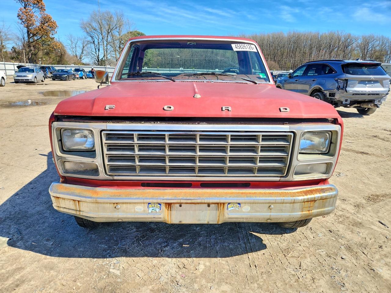 1980 Ford F150 Red vin: F15ENHD7556