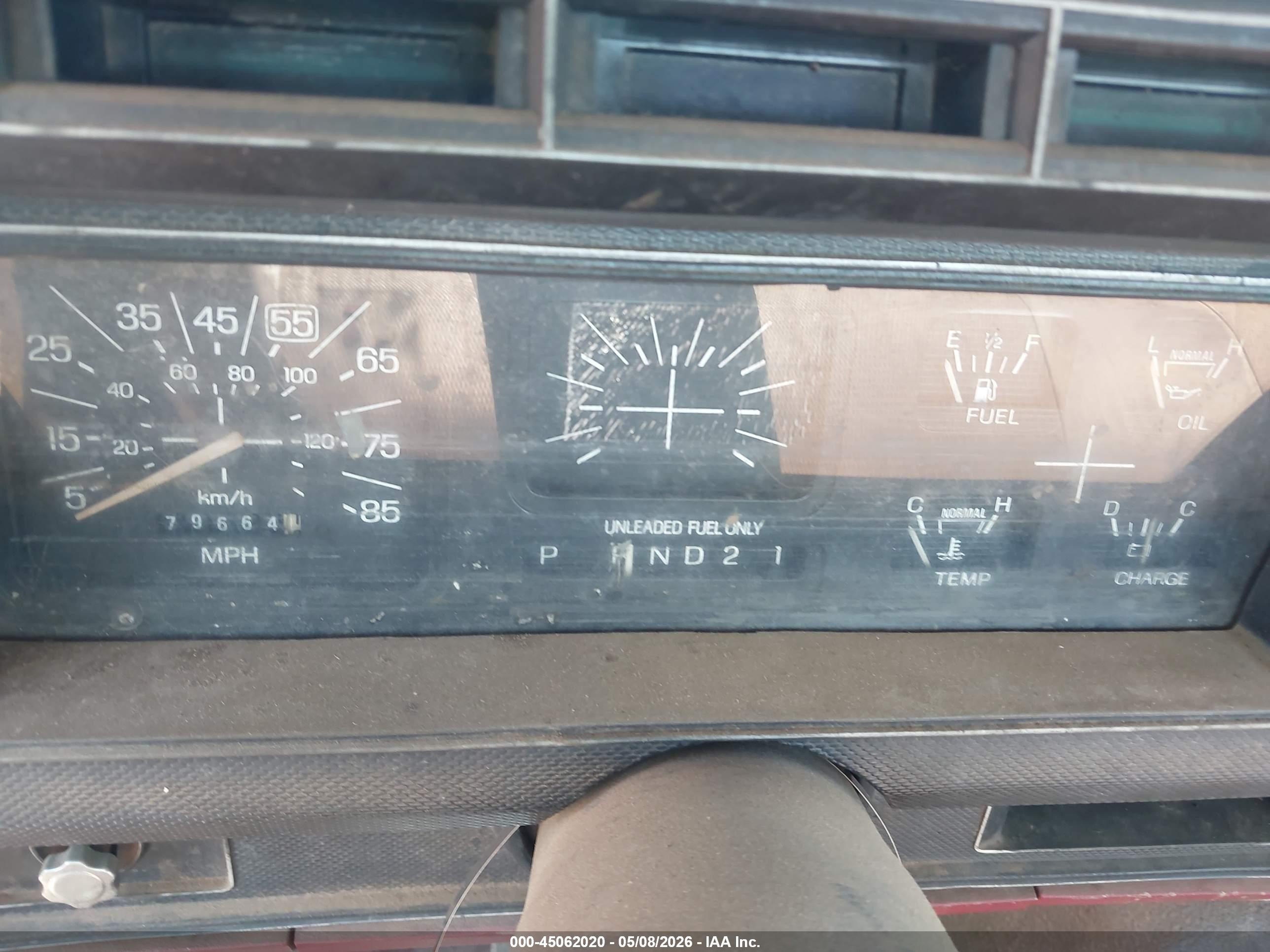 1980 Ford F150   Красный vin: F15EPKA0276      