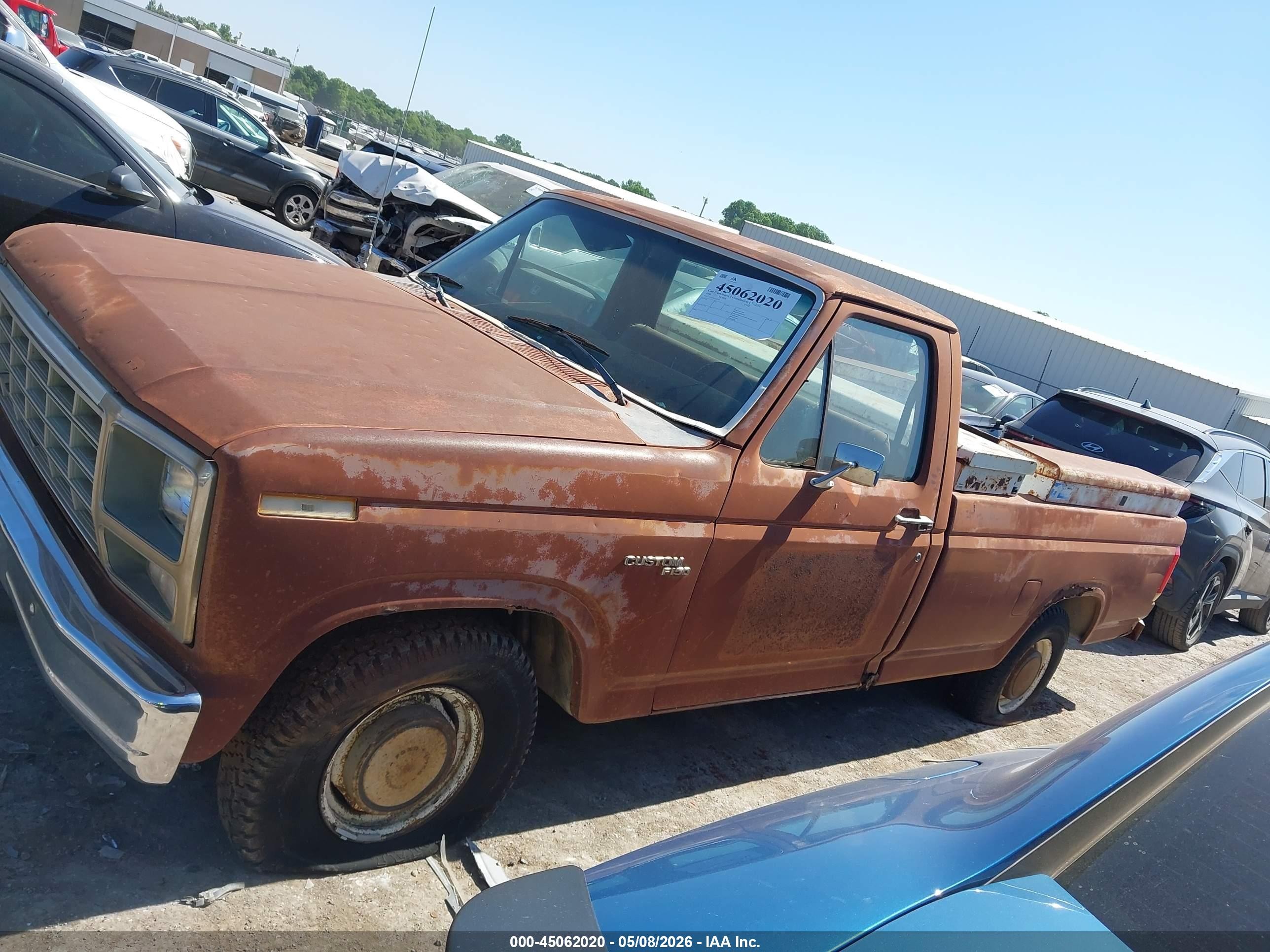 1980 Ford F150   Красный vin: F15EPKA0276      