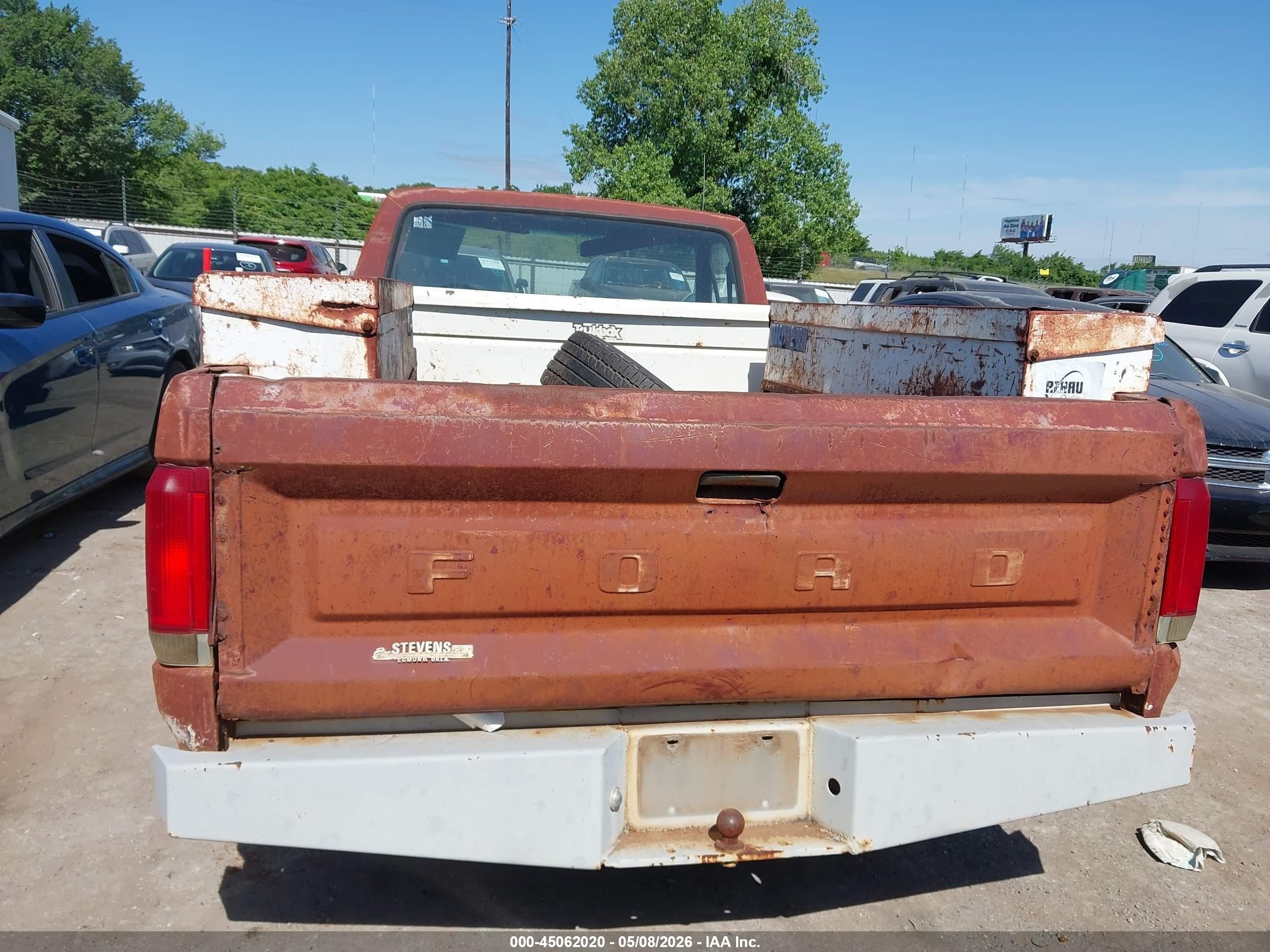 1980 Ford F150   Красный vin: F15EPKA0276      
