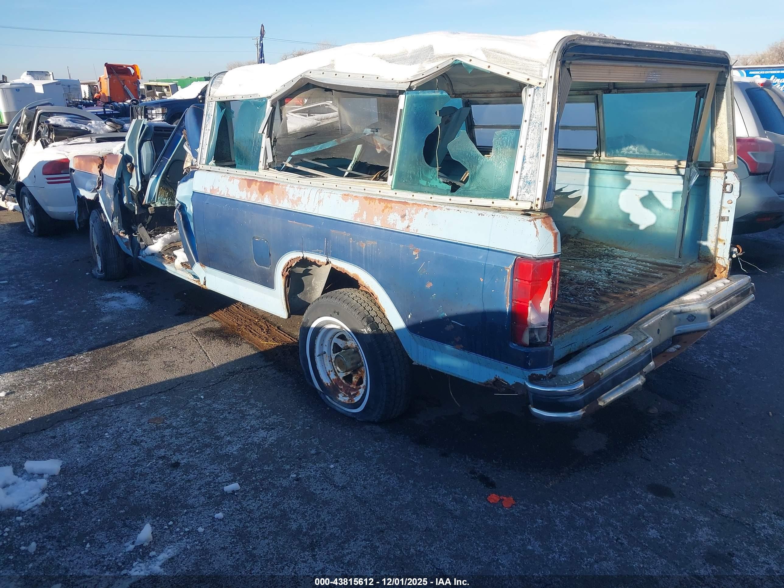 1980 Ford F150   Blue vin: F15FPJD1484      