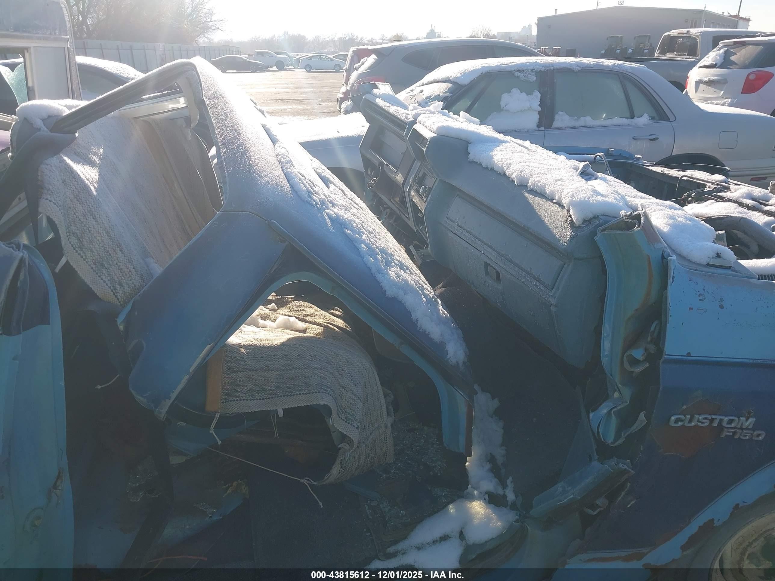 1980 Ford F150   Blue vin: F15FPJD1484      