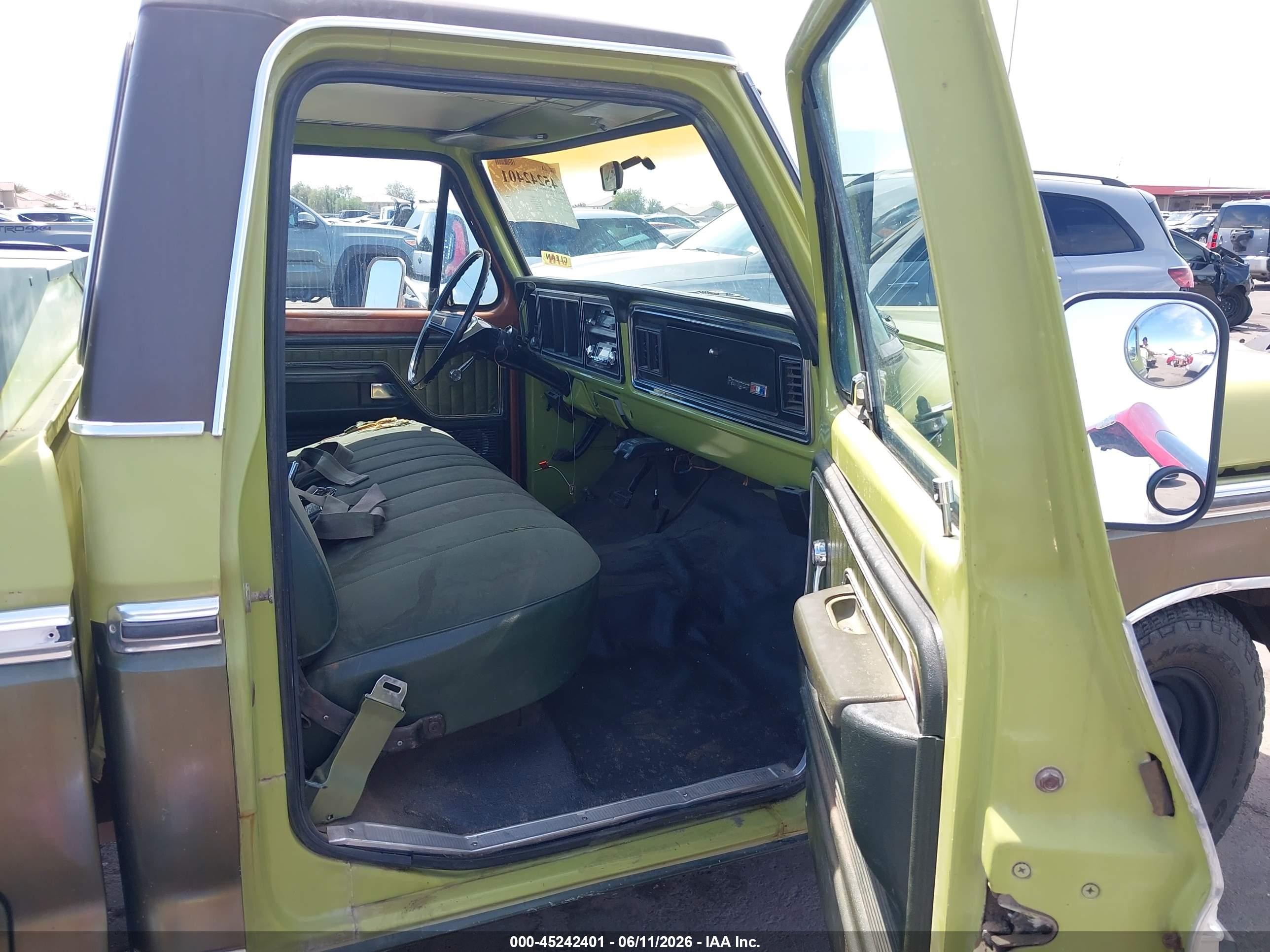 1975 Ford F150 Green vin: F15JLX11314