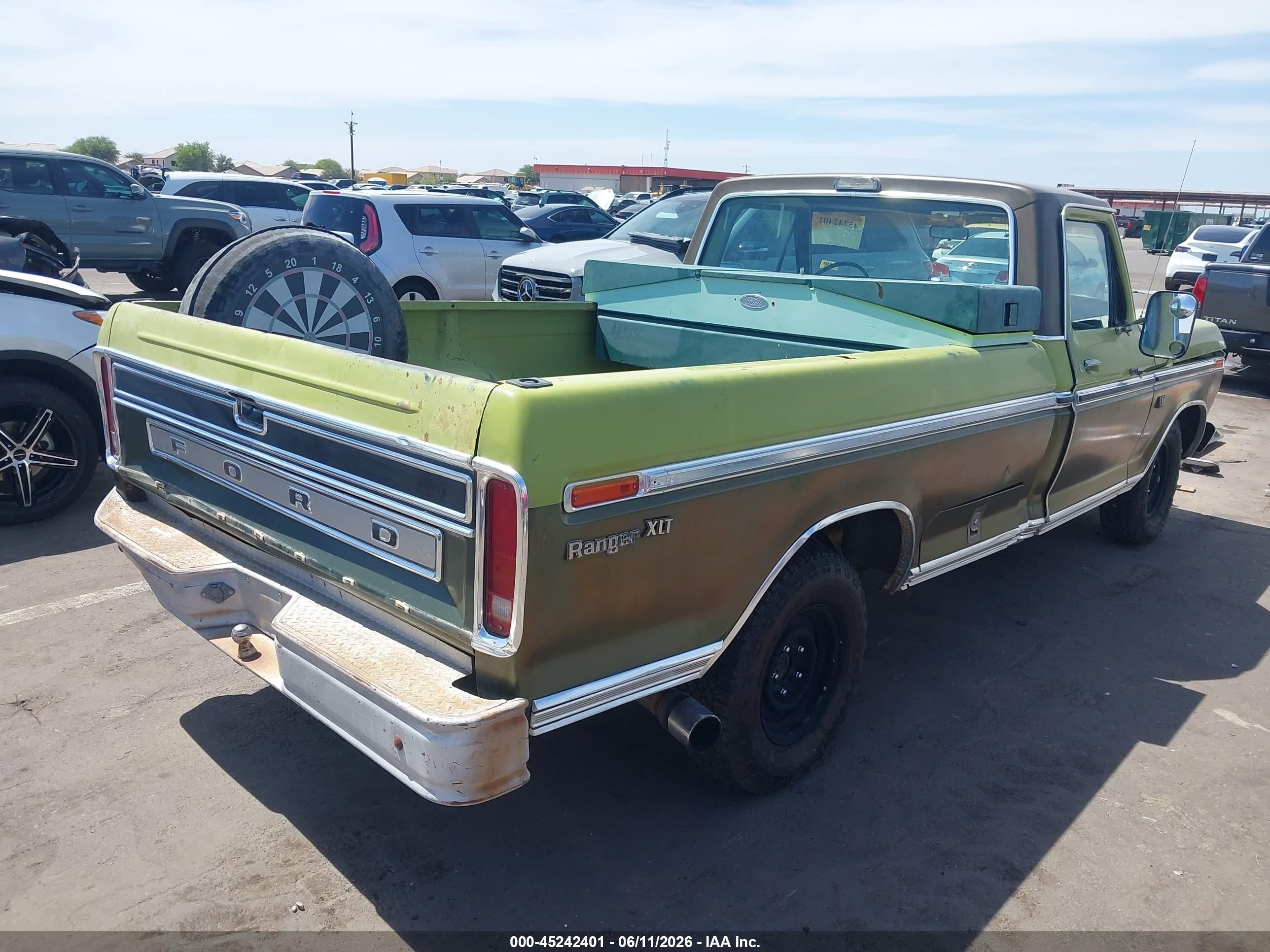 1975 Ford F150 Green vin: F15JLX11314