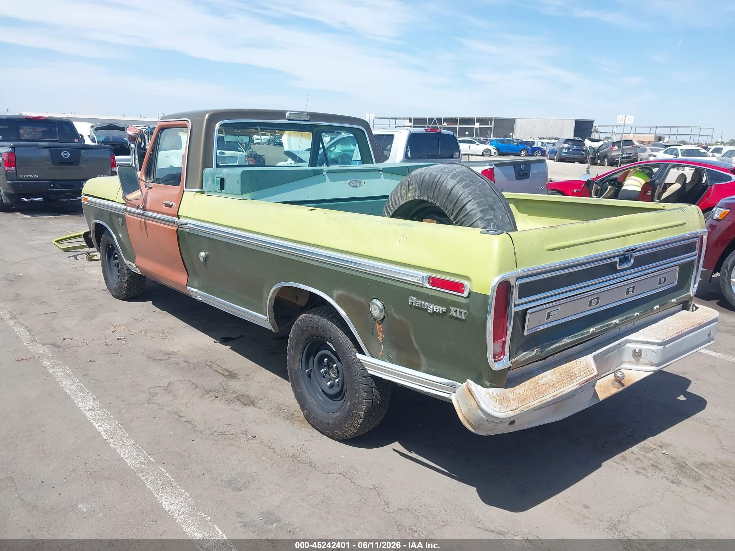 1975 Ford F150 Green vin: F15JLX11314