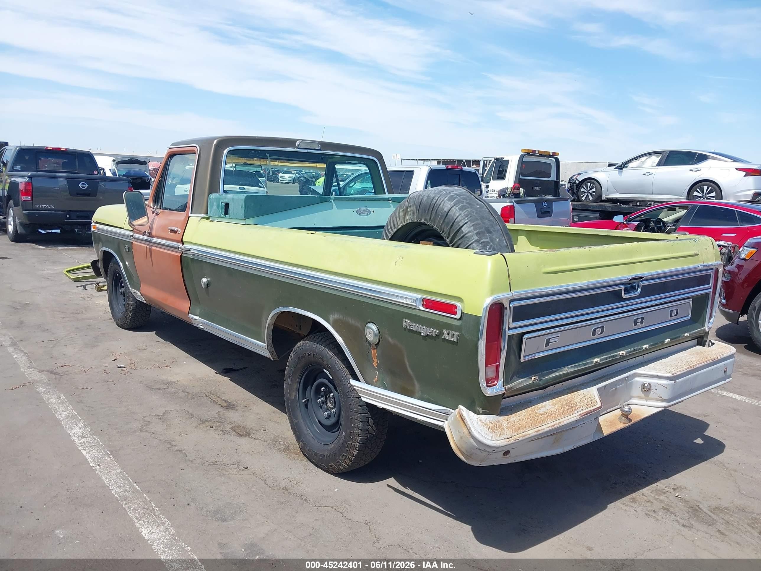 1975 Ford F150 Green vin: F15JLX11314