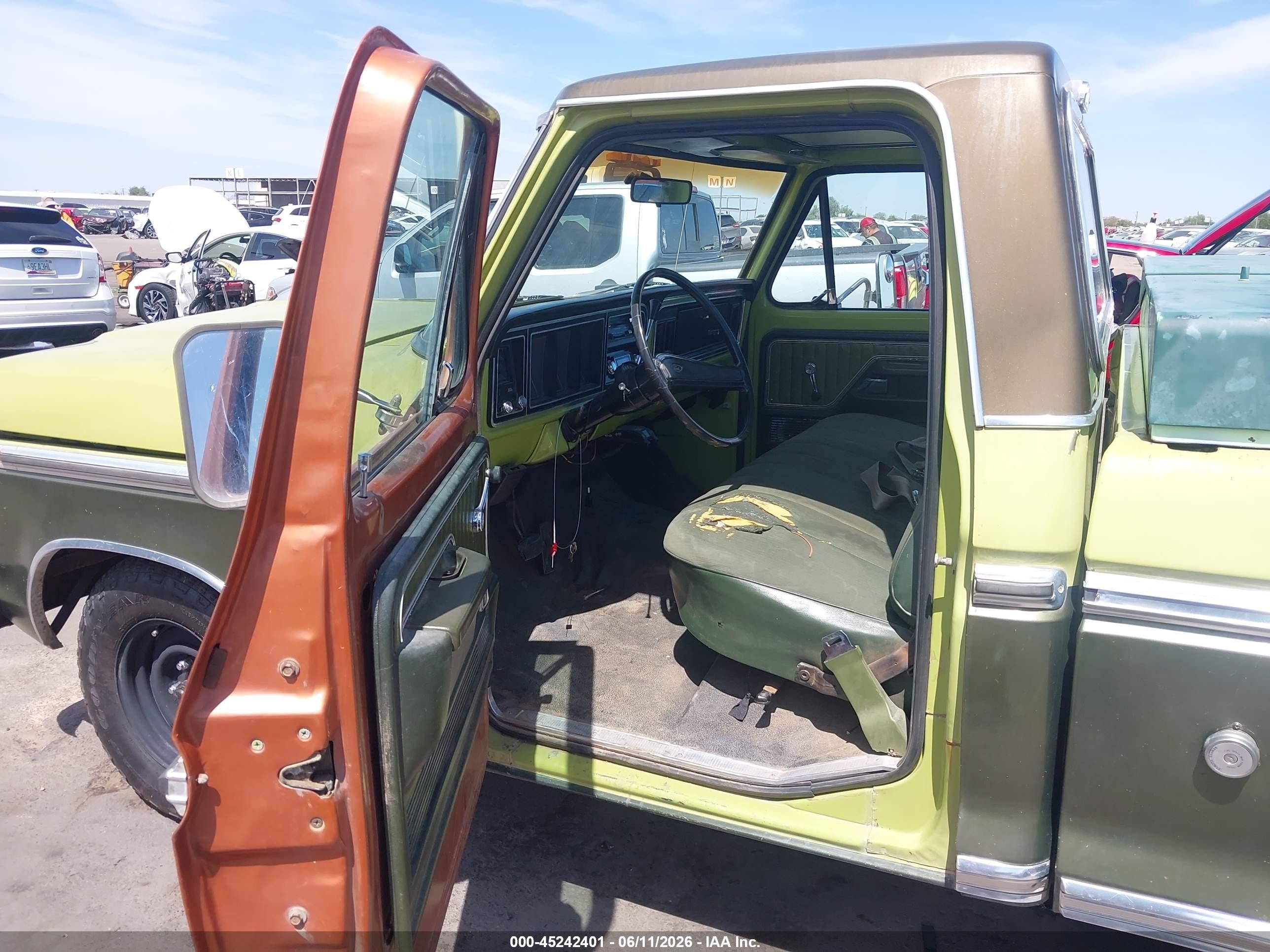 1975 Ford F150 Green vin: F15JLX11314