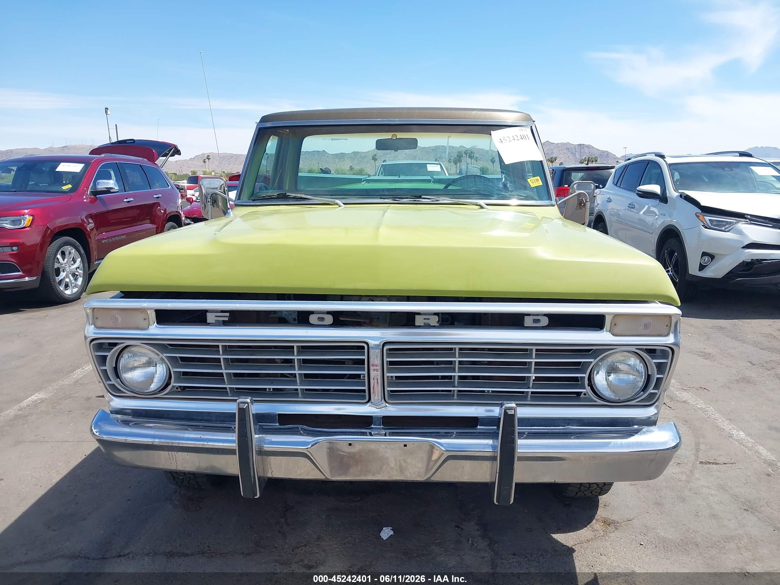 1975 Ford F150 Green vin: F15JLX11314