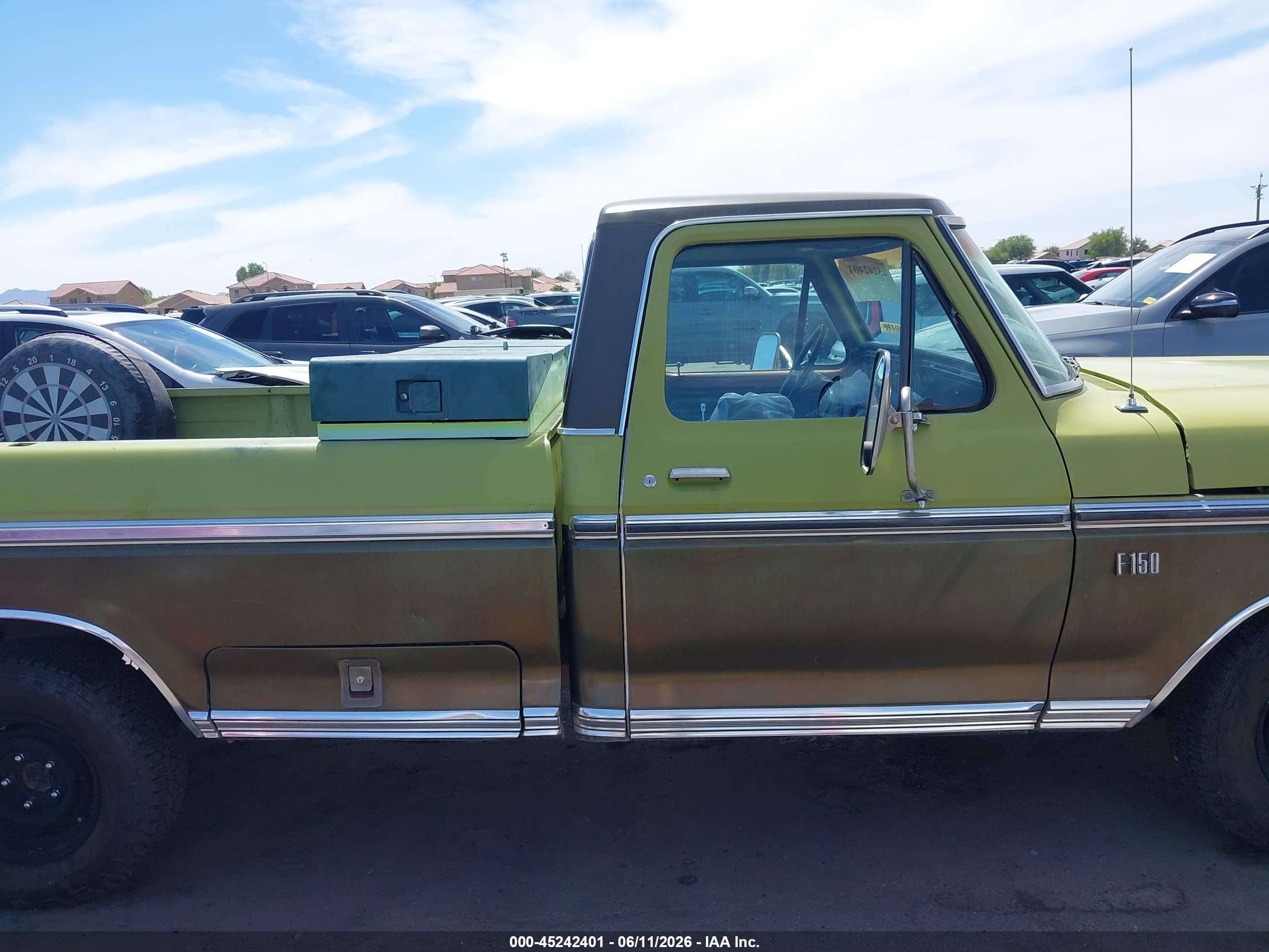 1975 Ford F150 Green vin: F15JLX11314