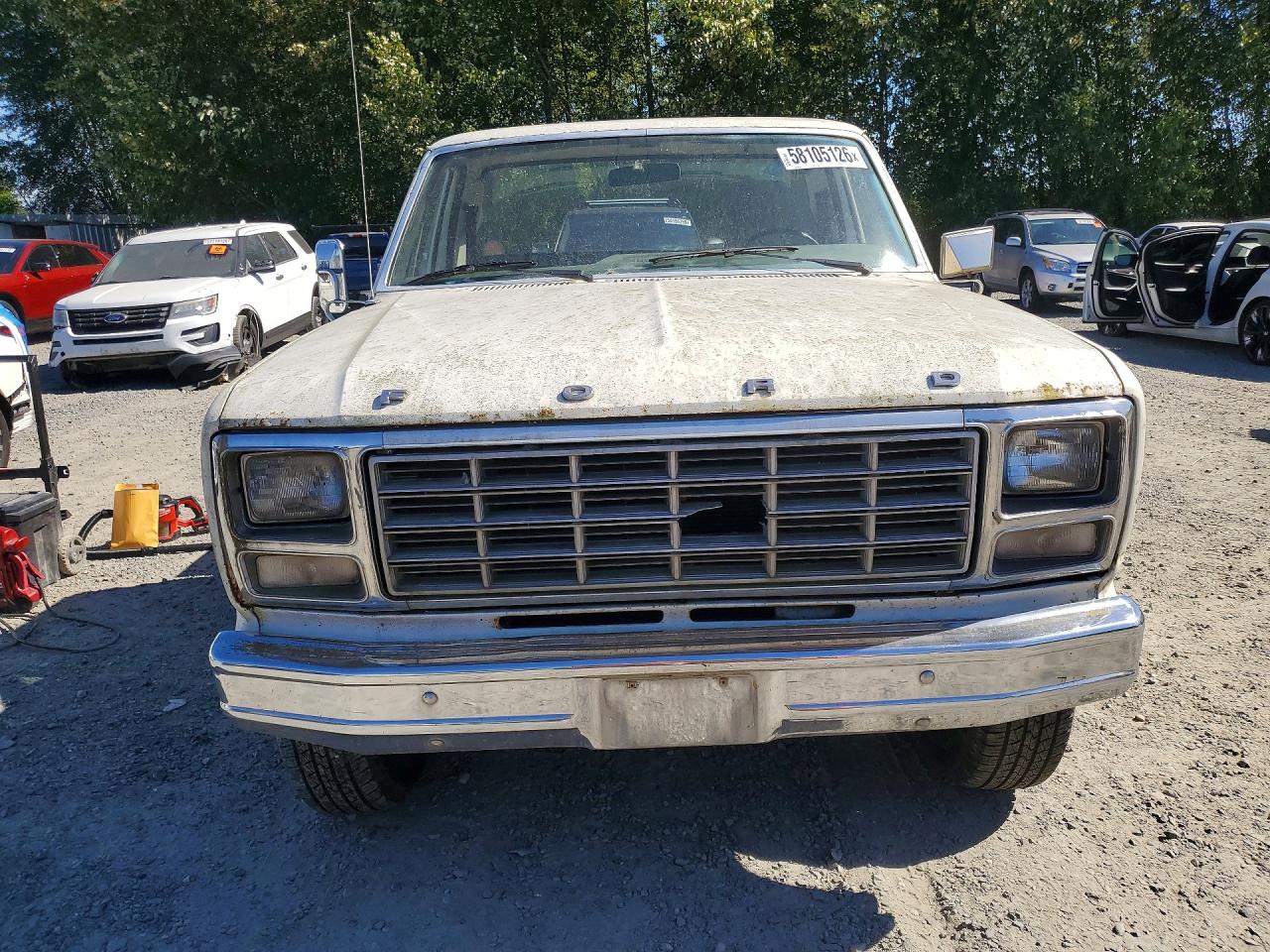 1980 Ford F250 White vin: F25ERHG1664