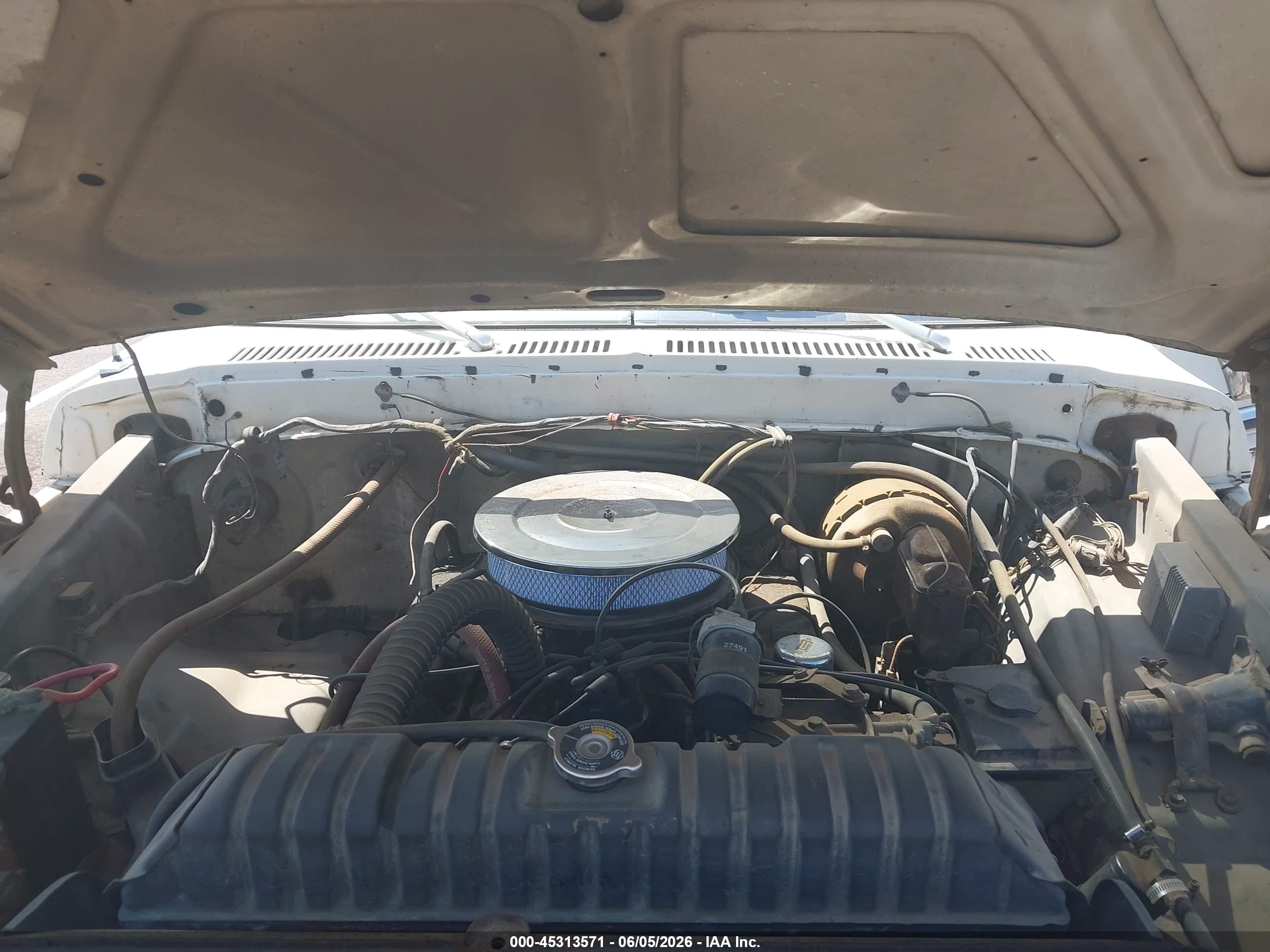 1975 Ford F-250 White vin: F25JKX61829