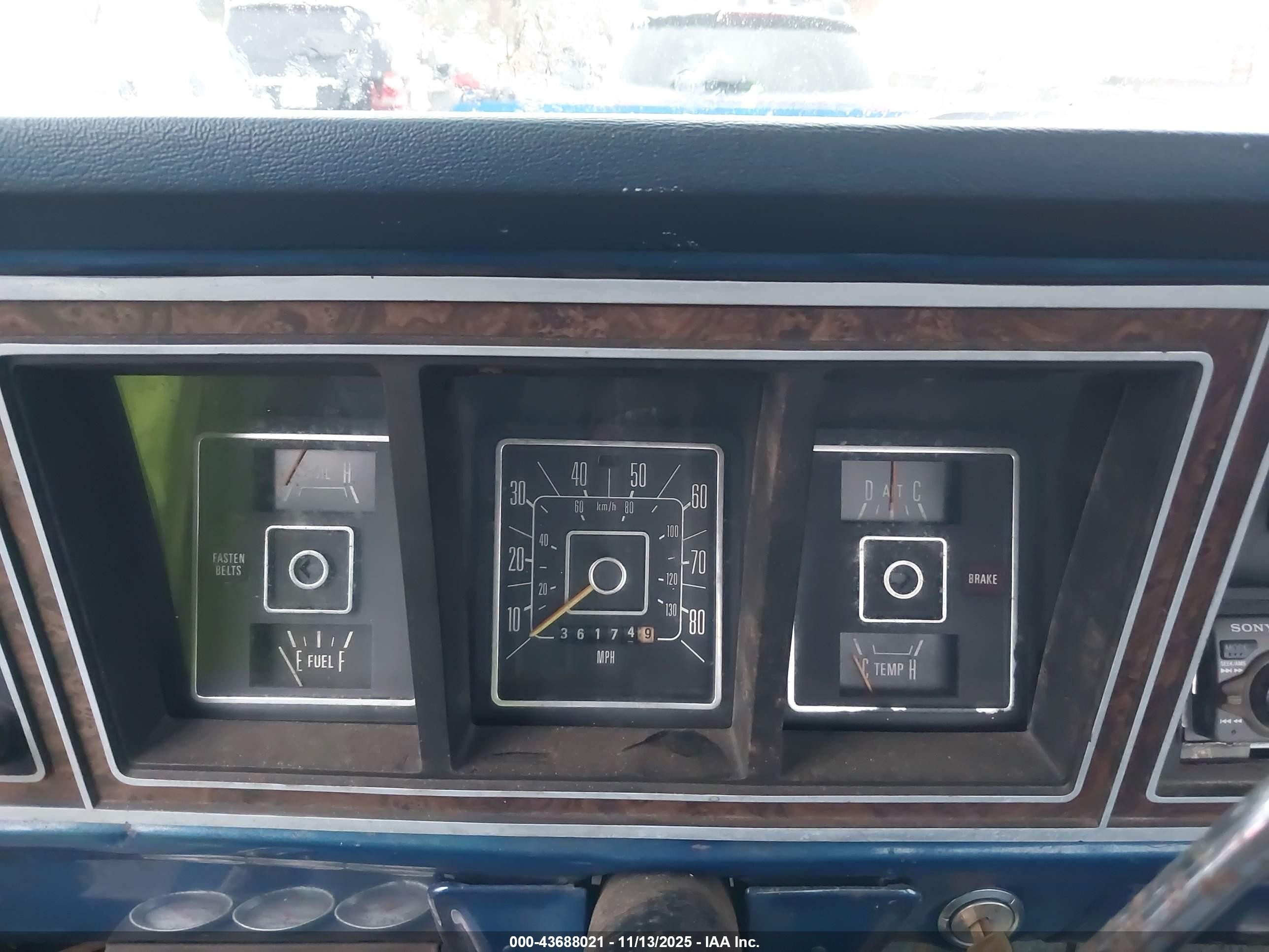 1977 Ford F250   Синий vin: F25SRY03250      