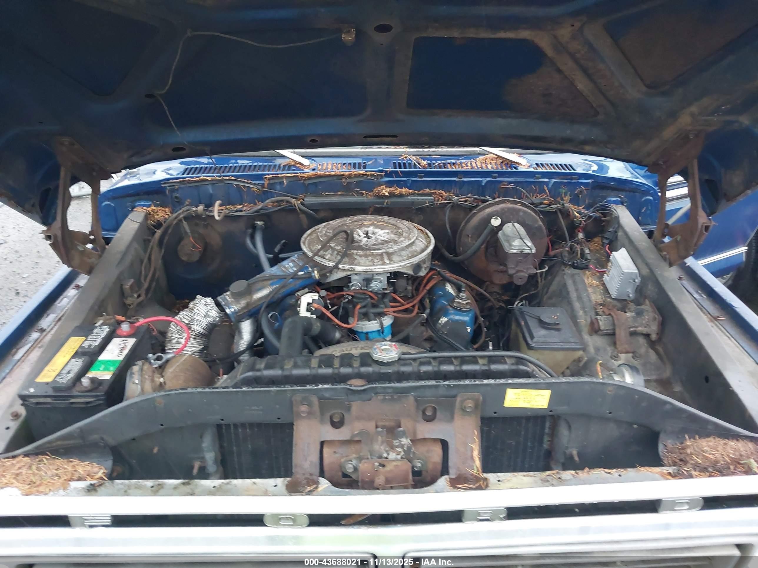 1977 Ford F250   Синий vin: F25SRY03250      