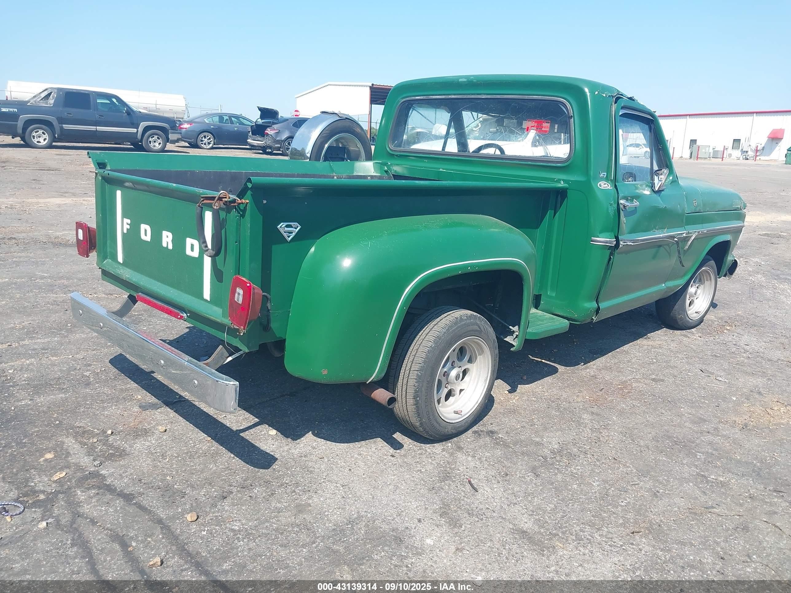 1967 Ford F100   Green vin: FA7FT2002E2      