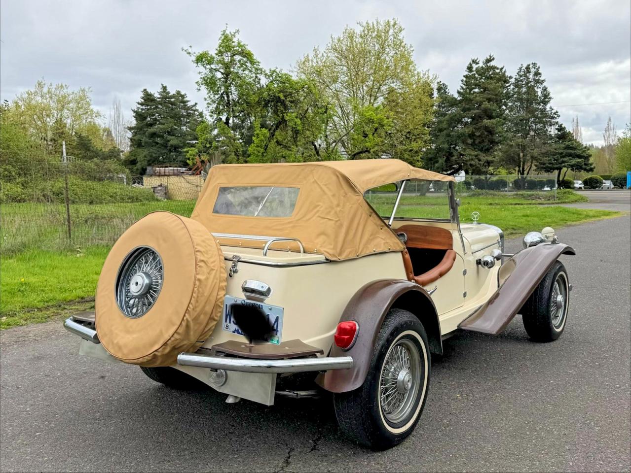 1929 Mercedes-benz Gazel Kit Replica Convertible Two Tone vin: FG1379