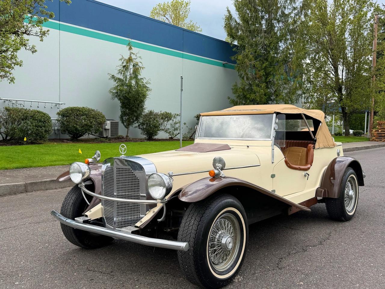 1929 Mercedes-benz Gazel Kit Replica Convertible Two Tone vin: FG1379