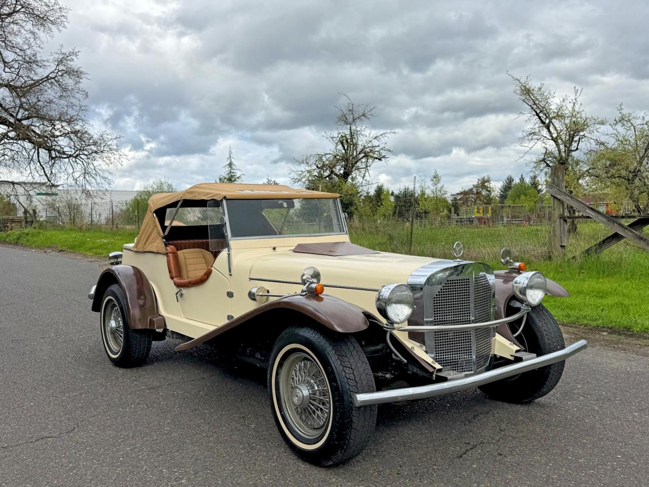 1929 Mercedes-benz Gazel Kit Replica Convertible Two Tone vin: FG1379