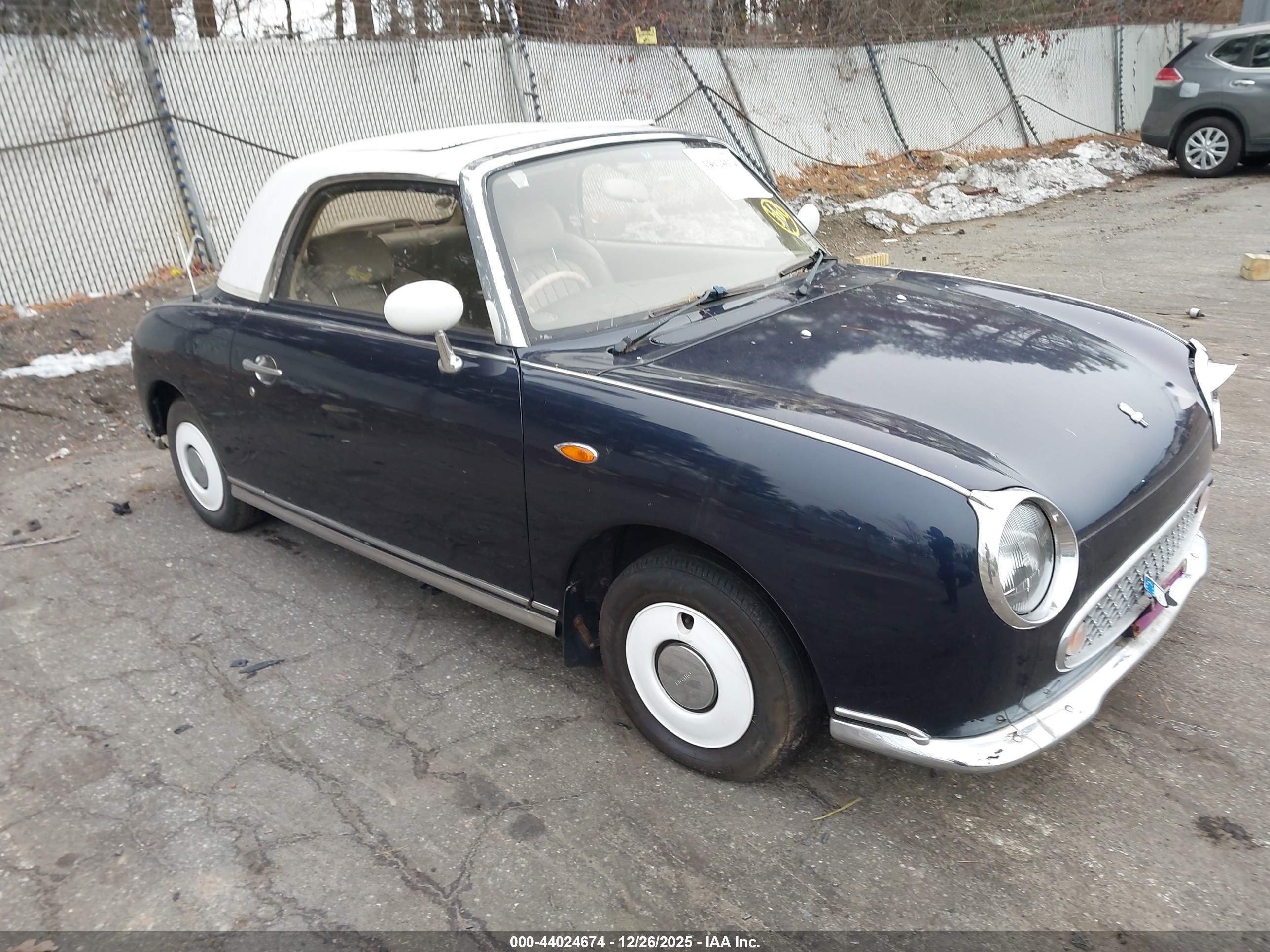 1991 Nissan Figaro   Blue vin: FK10007172       