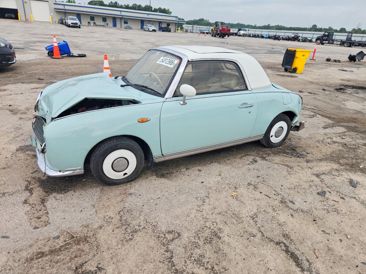 1991 Nissan Figaro Turquoise vin: FK10016488