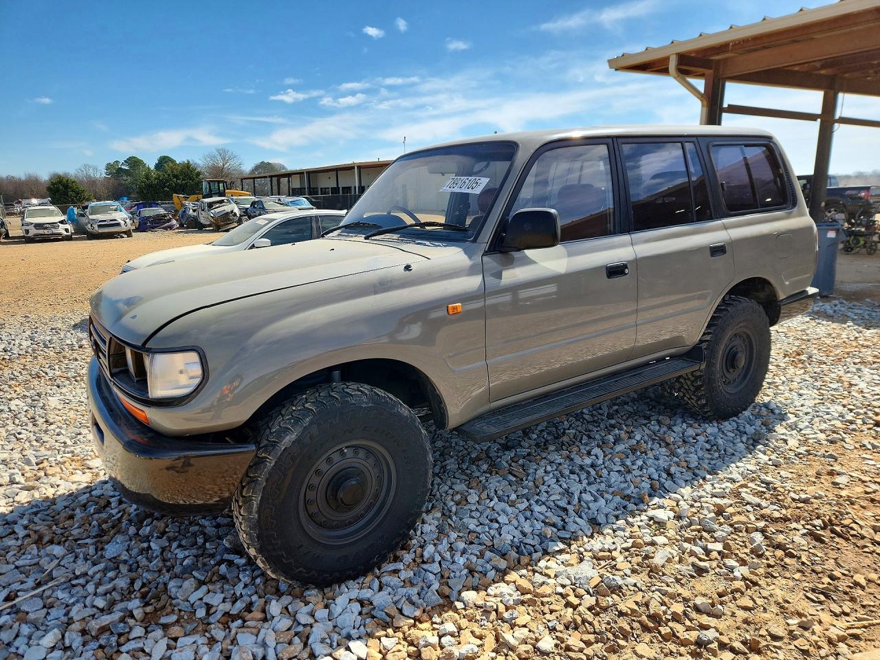 1996 Toyt Land Cruiser Gray vin: FZJ80-0144849