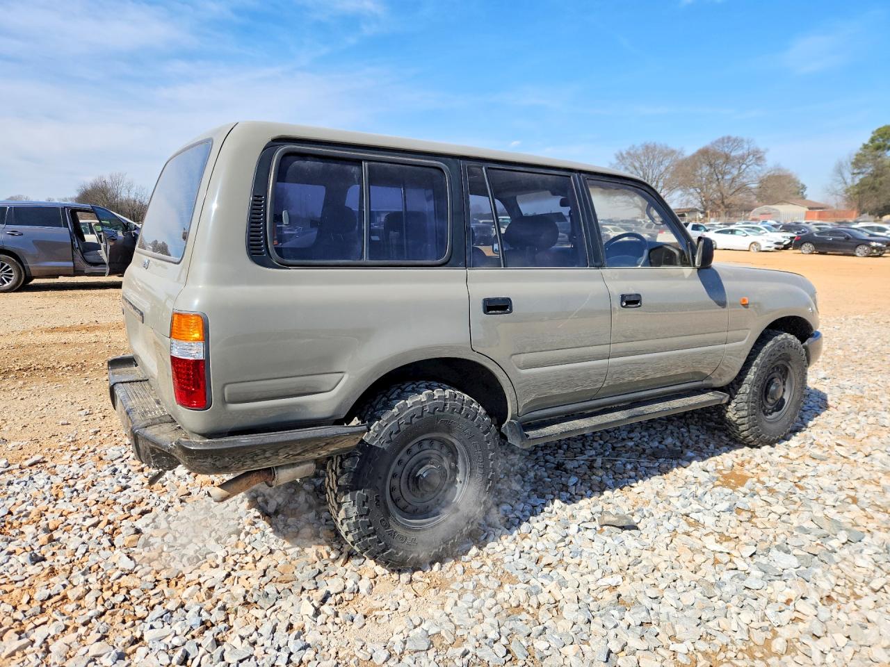 1996 Toyt Land Cruiser Gray vin: FZJ80-0144849