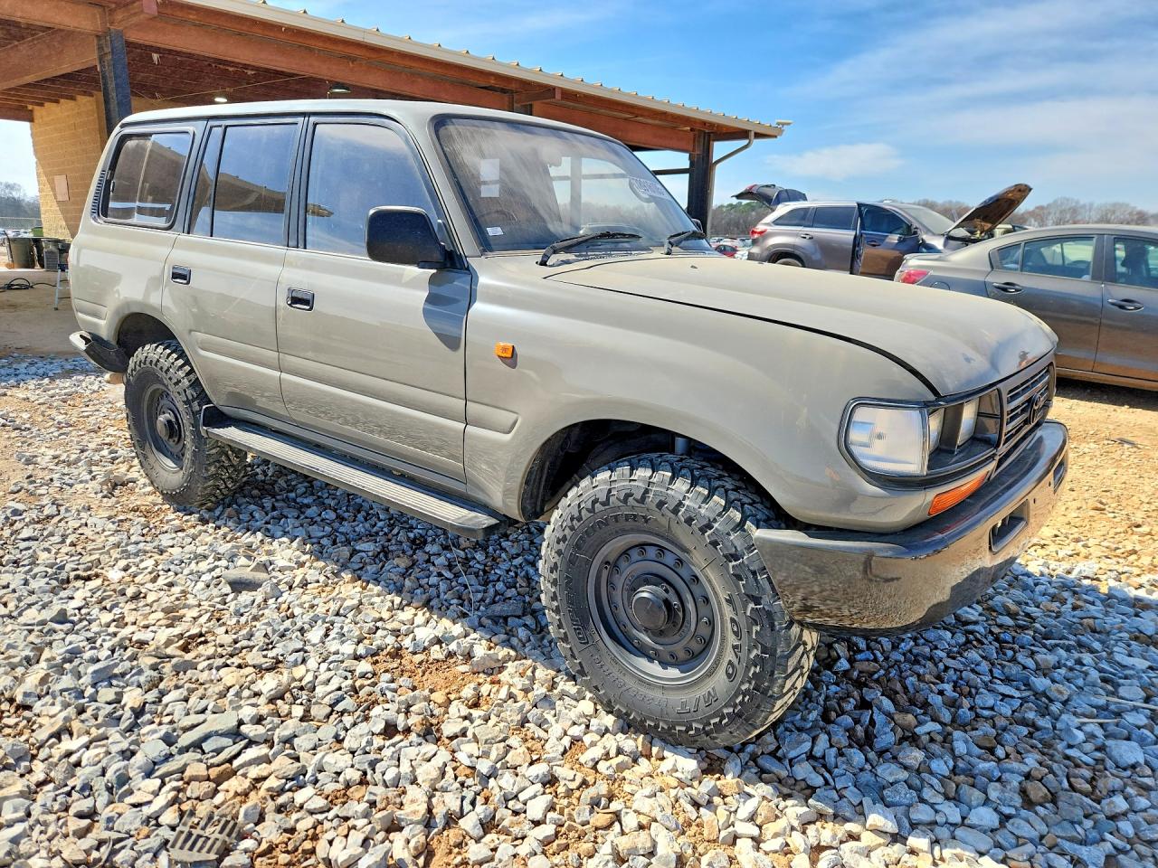 1996 Toyt Land Cruiser Gray vin: FZJ80-0144849