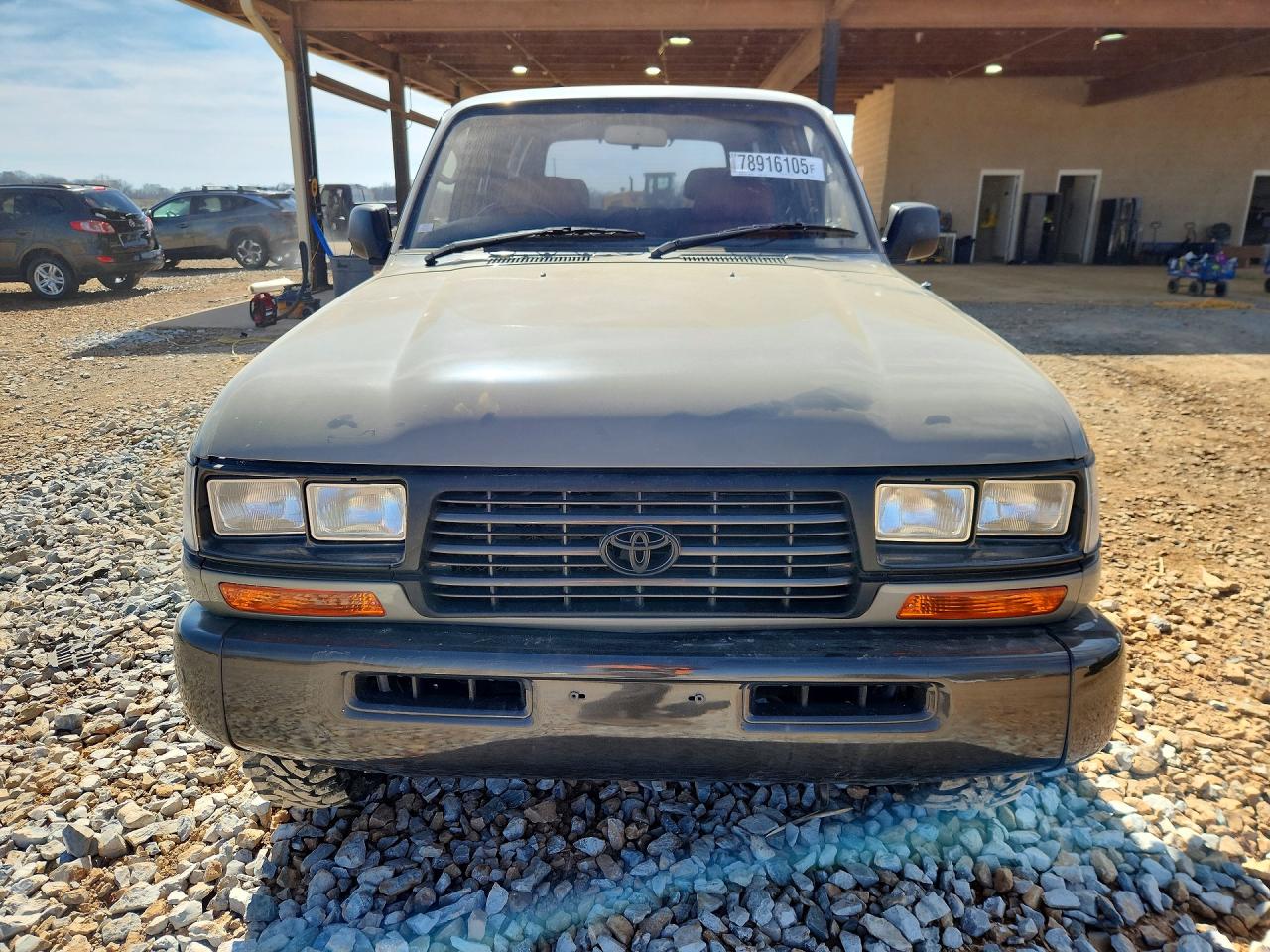 1996 Toyt Land Cruiser Gray vin: FZJ80-0144849
