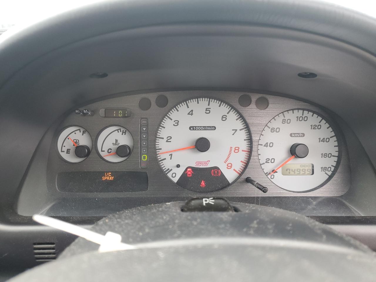 1998 Subaru Impreza White vin: GC8069867